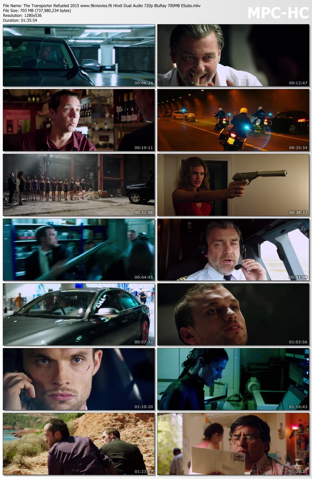The Transporter: Refueled (English) In Hindi 720p Downloadl