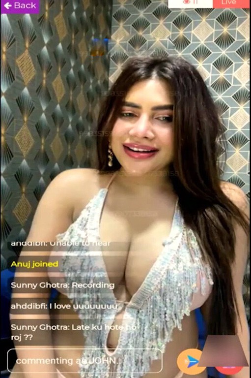 Rivika Mani Huge Boobs Yesterday Night Live Mmsbee Website