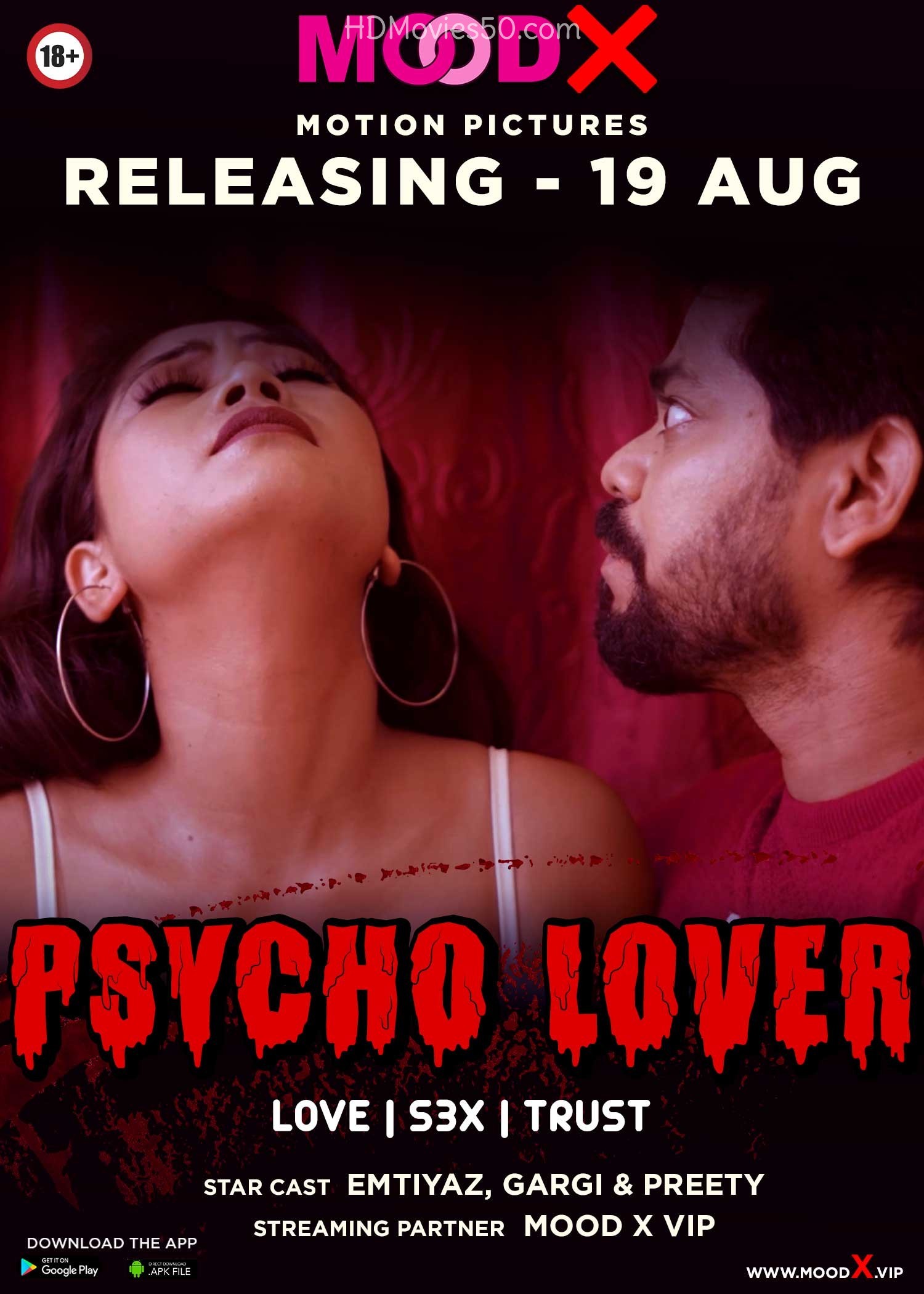 Psycho Lover 2022 Hindi MoodX Originals Short Film 720p HDRip 480MB Download