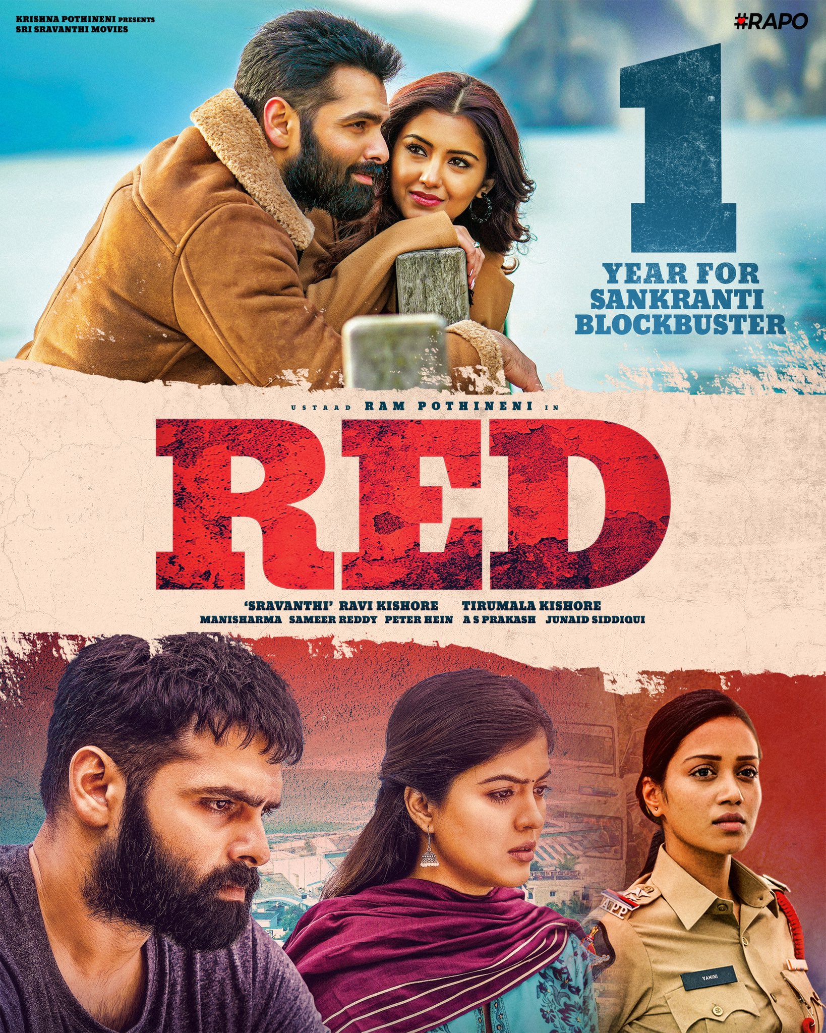 Red (2021) 480p HDRip Hindi ORG Dual Audio Movie UNCUT ESubs [450MB]