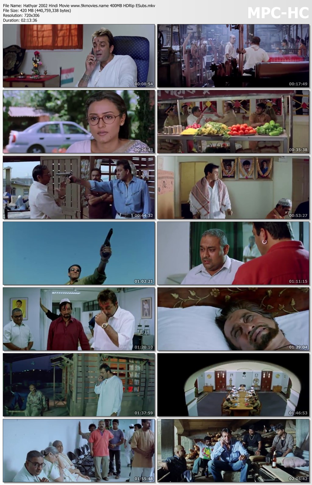Hathyar 2002 Hindi Movie 400MB HDRip ESubs | 5xmovies.me