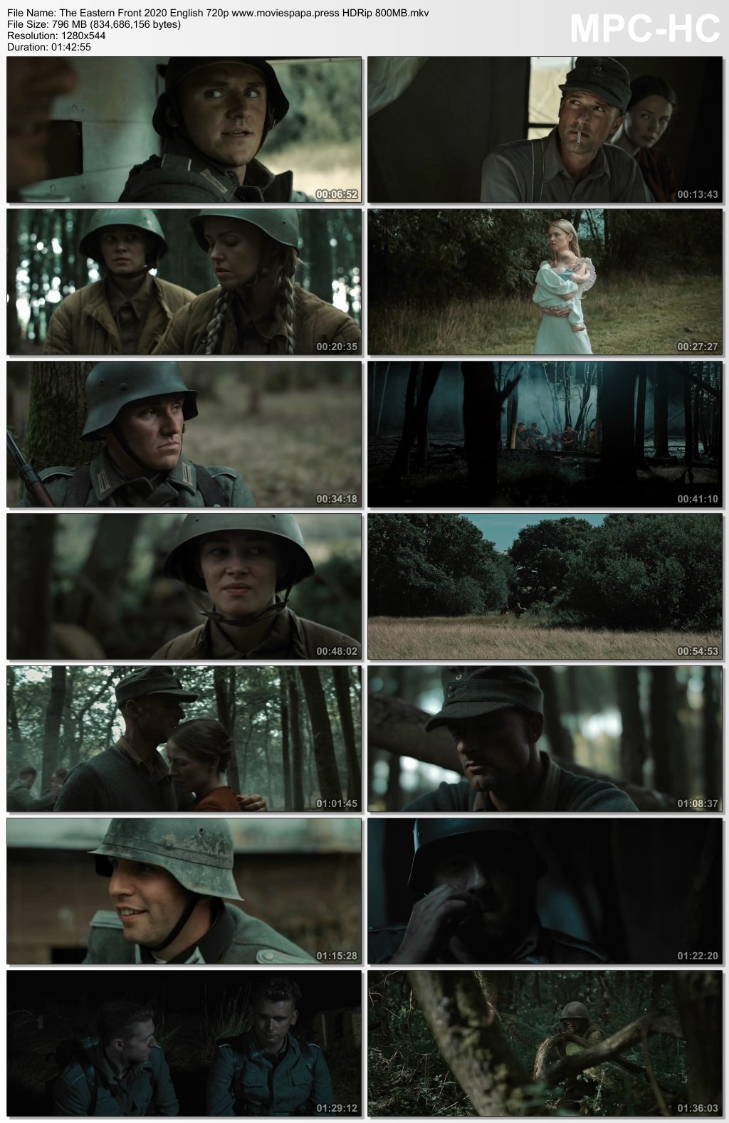 The Eastern Front 2020 English 720p HDRip 800MB Download moviespapa.top