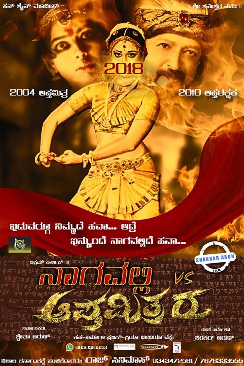 Nagavalli Vs Apthamithraru 2020 Hindi Dubbed 300MB HDRip Download