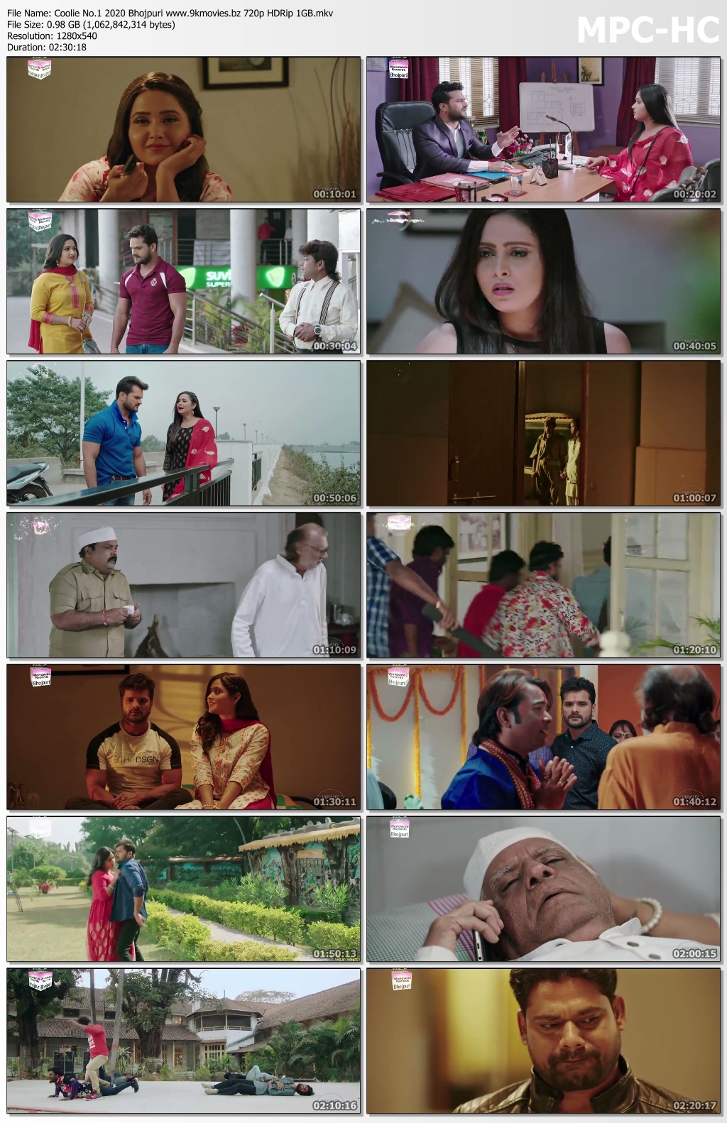 Coolie No.1 2020 Bhojpuri 720p HDRip 1GB Download – 300MbMovies4u