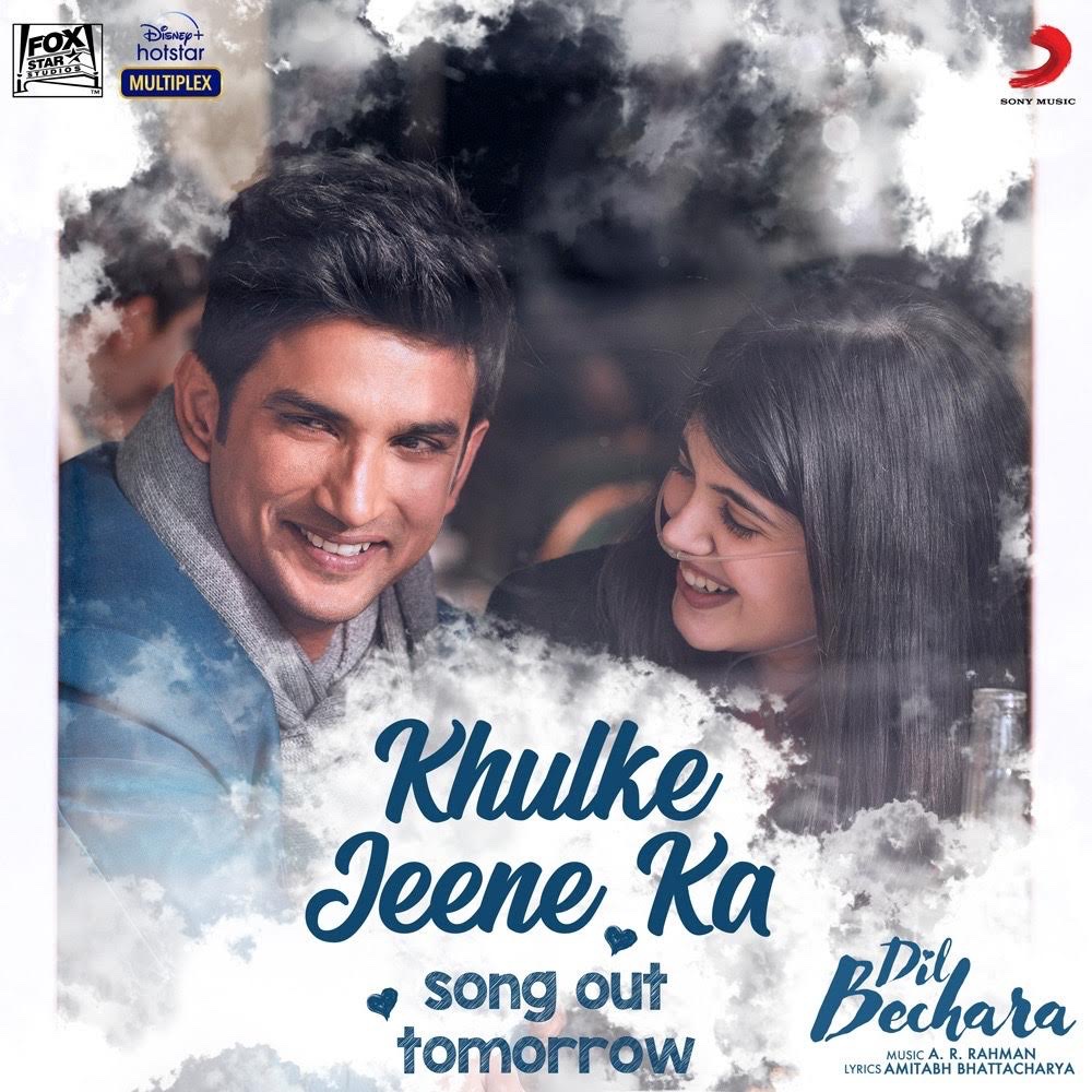 Khulke Jeene Ka (Dil Bechara 2020) Hindi Movie Video Song 1080p HDRip Download