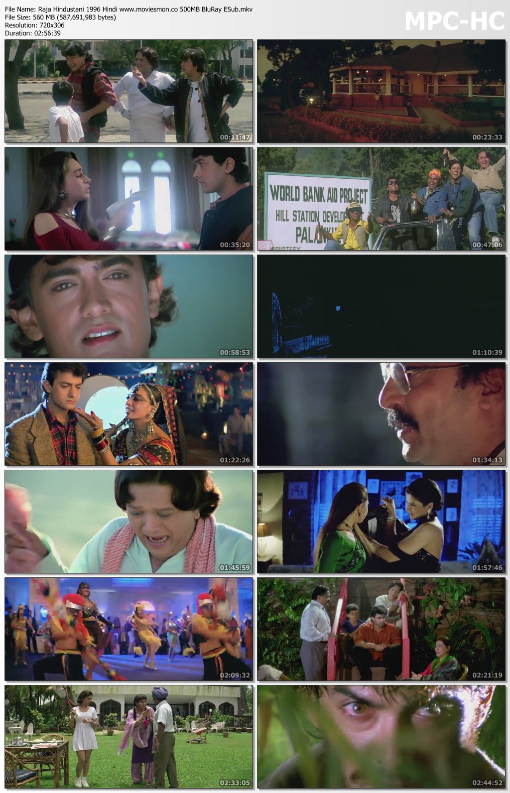 Raja Hindustani 1996 Hindi Full Movie 500MB BluRay ESub Download