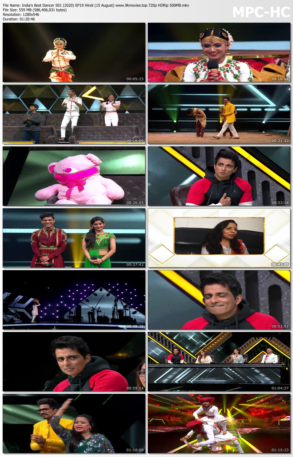 India’s Best Dancer S01 (2020) EP19 Hindi (15 August) 720p HDRip 560MB ...