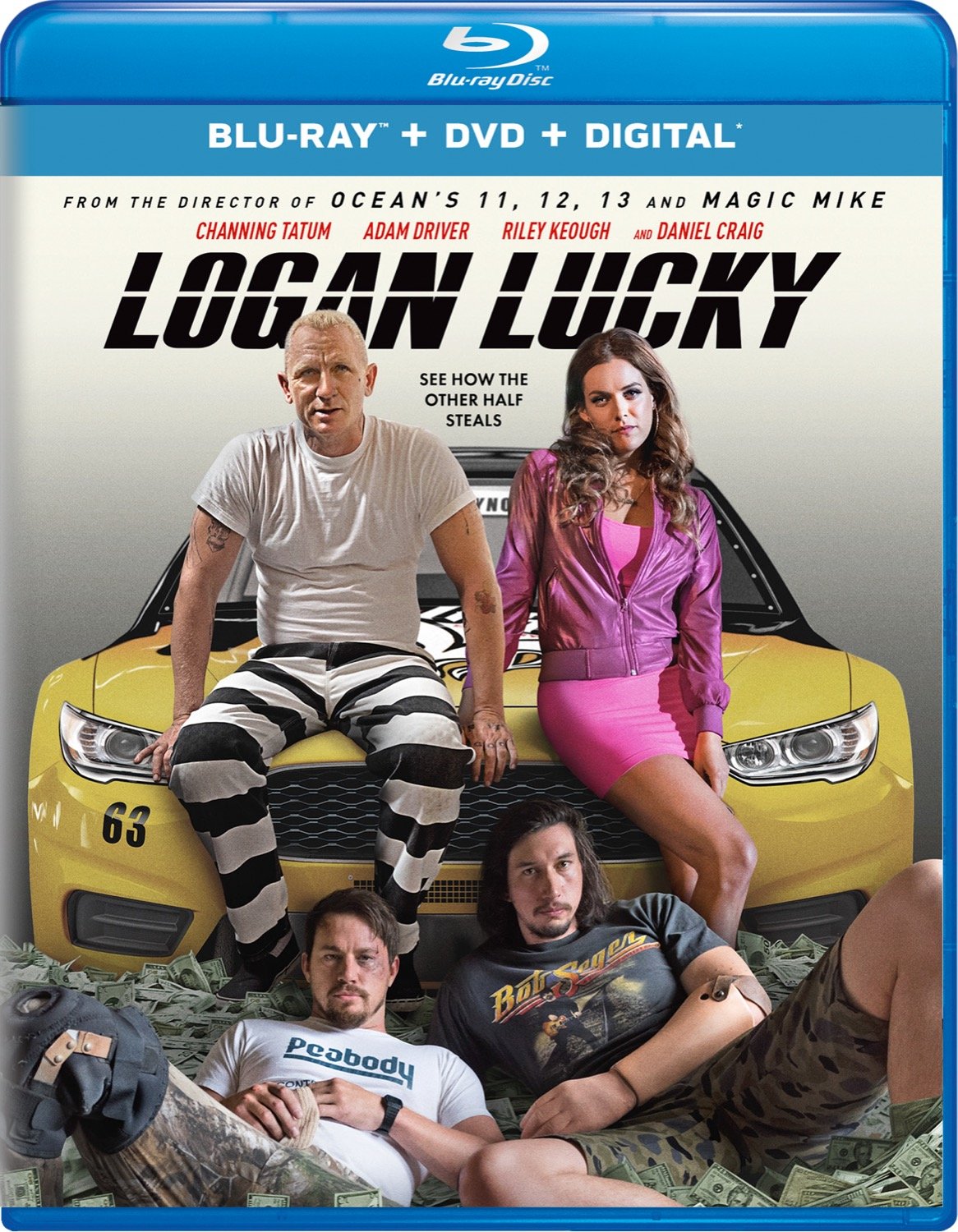 Logan Lucky (2017) ORG Hindi Dubbed 480p HDRip x264 350MB