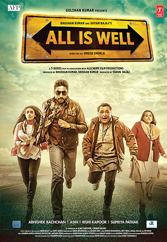 All Is Well 2015 Hindi 720p BluRay ESubs 800MB Download
