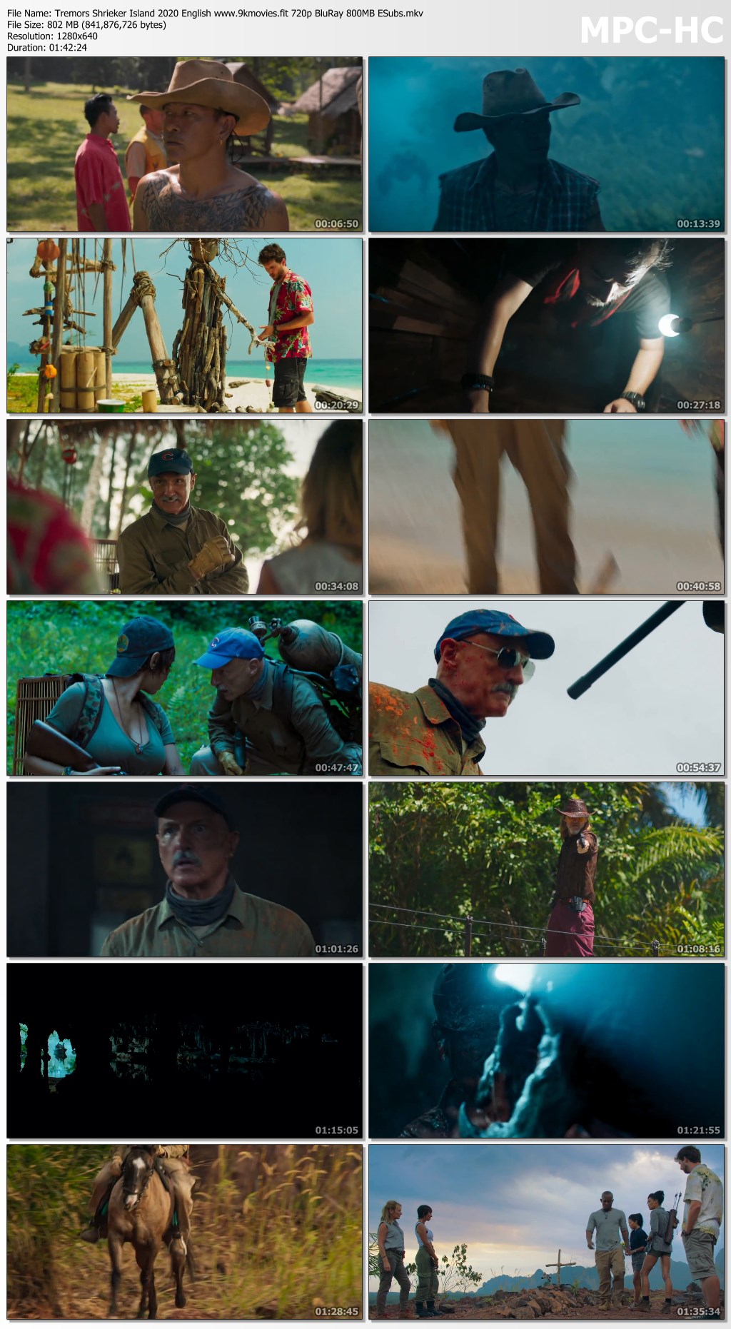 Tremors: Shrieker Island 2020 English 720p BluRay 800MB | 300MB ESubs