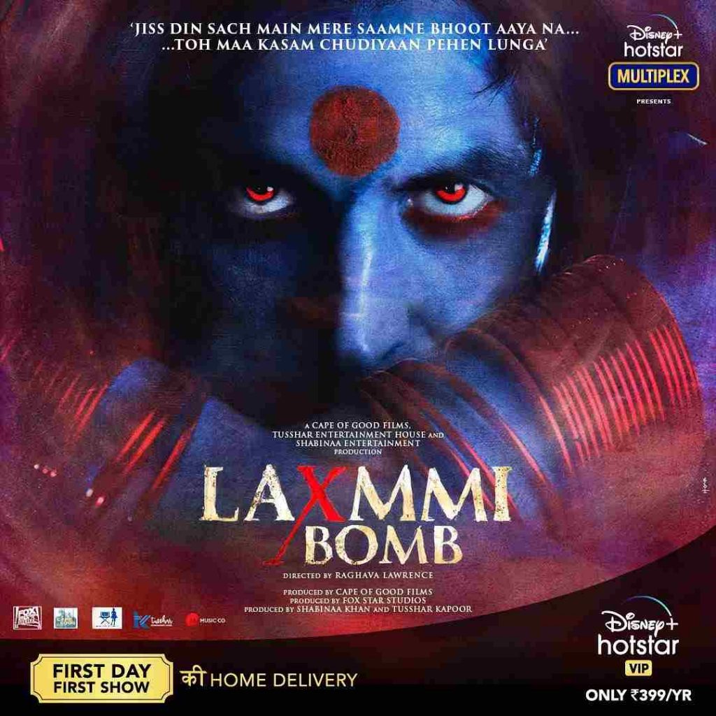 Laxmmi Bomb 2020 Hindi Movie Official Trailer 1080p HDRip 90MB Download