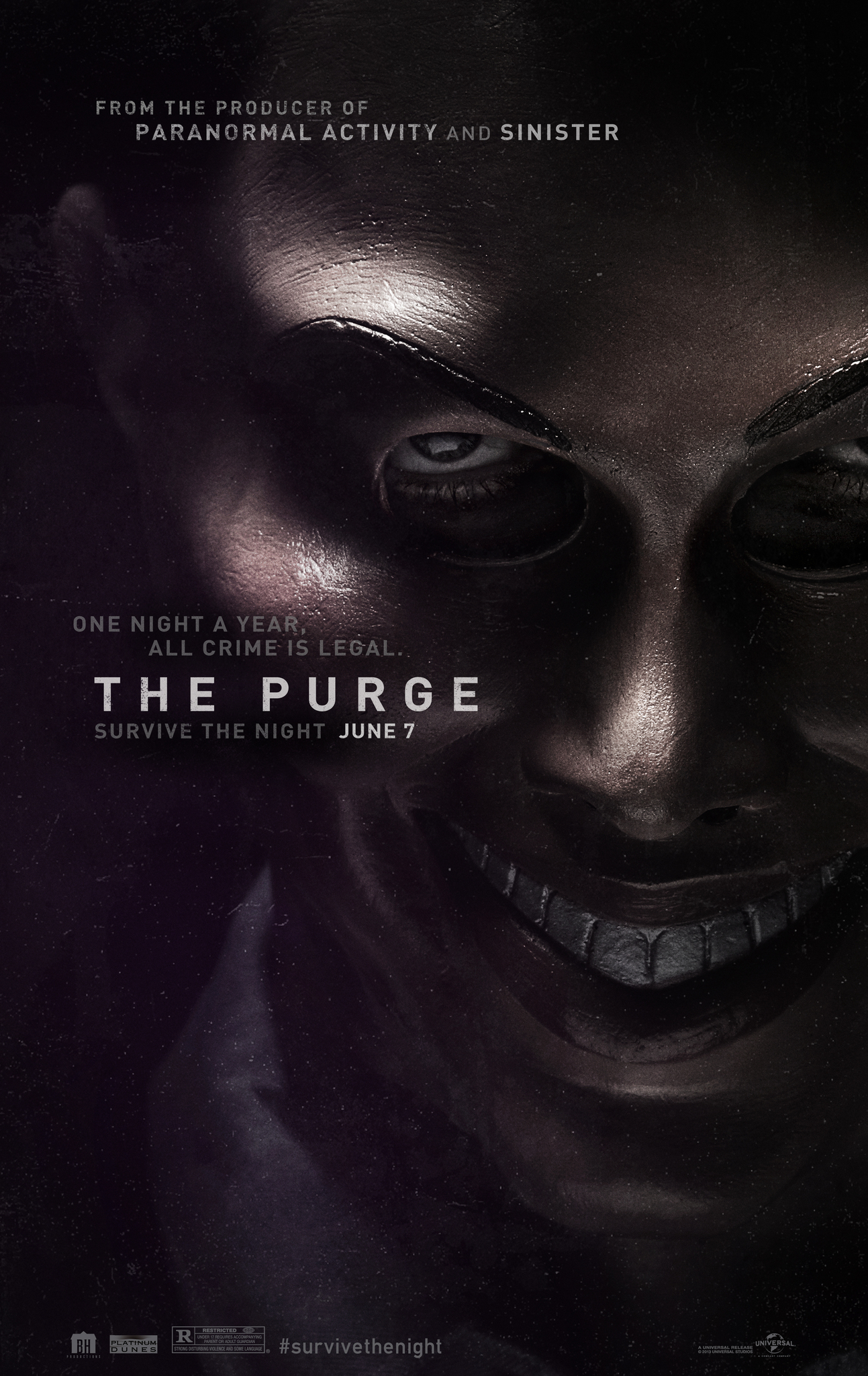 The Purge 2013 Dual Audio Hindi 300MB HDRip 480p ESubs Download