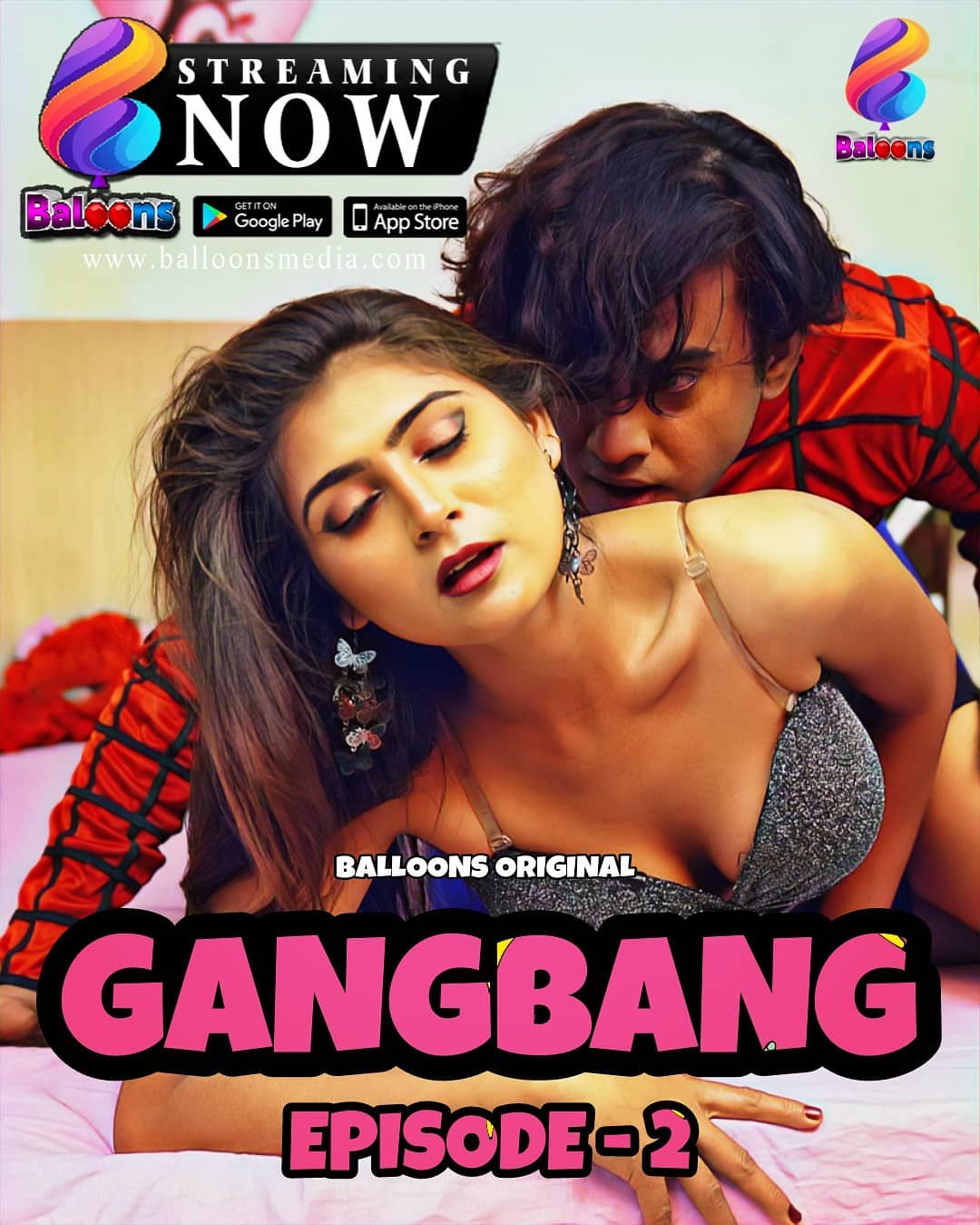 18+ Gang Bang (2020) Balloons Hindi S01E02 Hot Web Series 720p HDRip 250MB Download