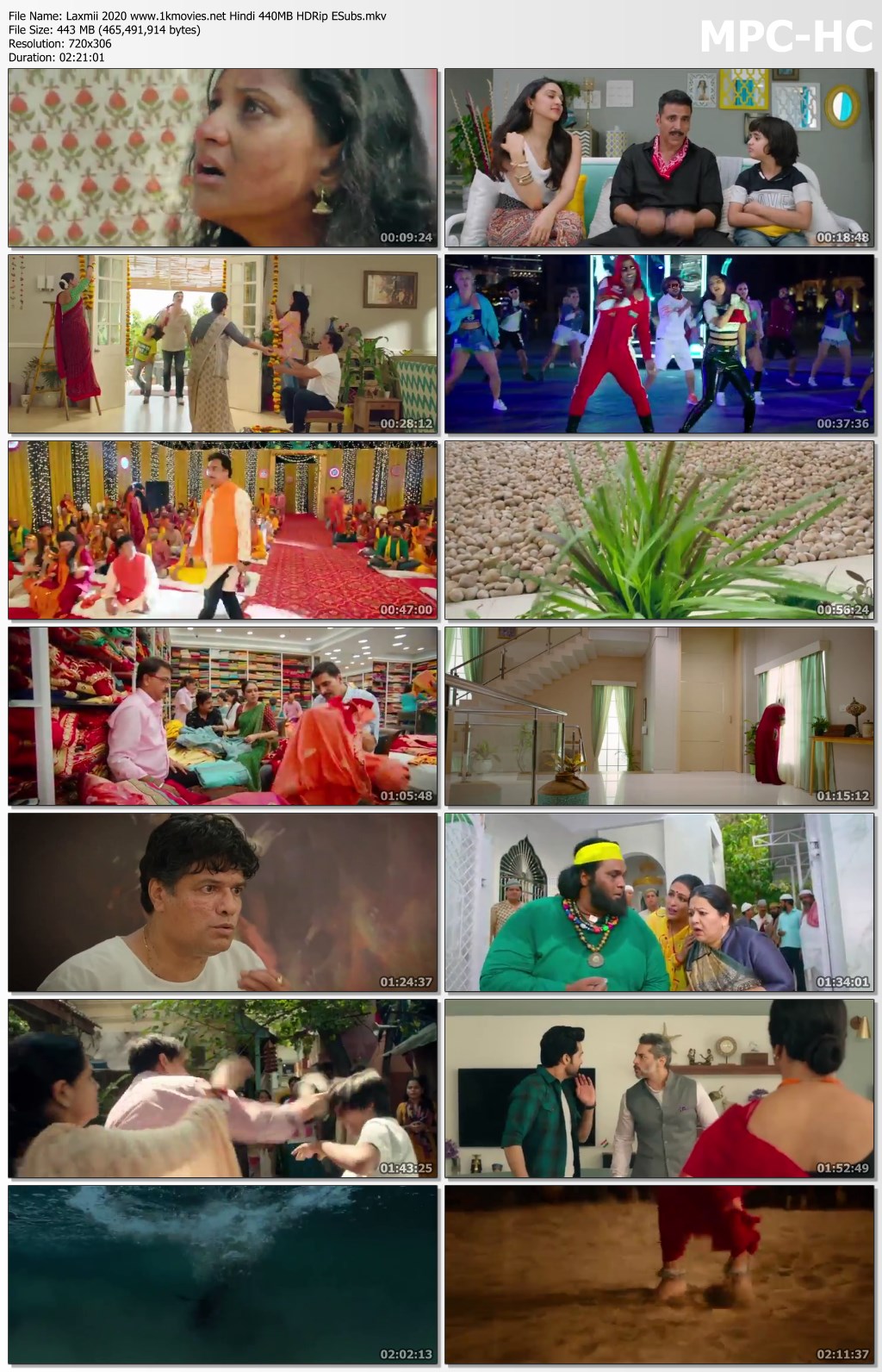 Laxmii 2020 Hindi Full Movie 480p, 720p, 1080p HDRip Download