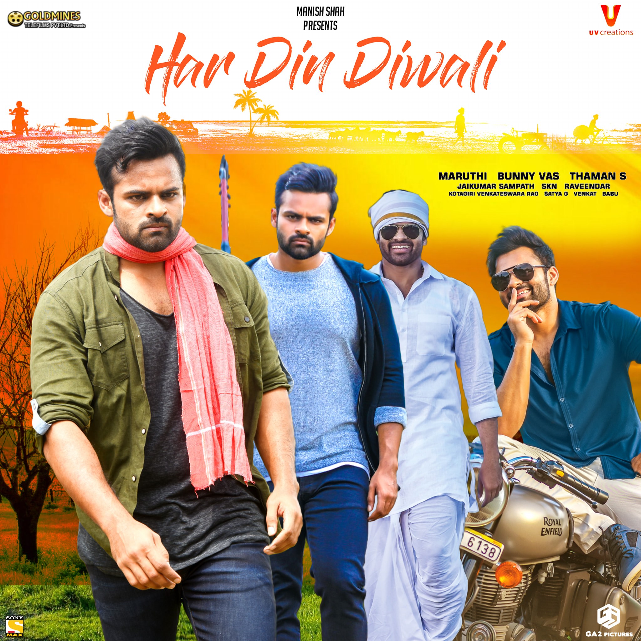 Har Din Diwali (Prati Roju Pandage) 2020 Hindi Dubbed HDRip 500MB Download