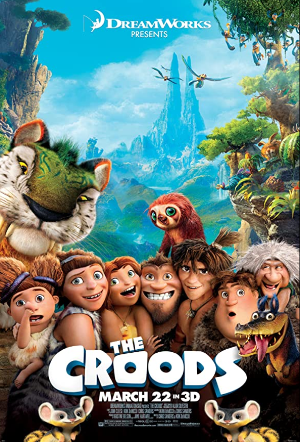 The Croods 2013 Hindi Dual Audio 350MB BluRay ESubs Download