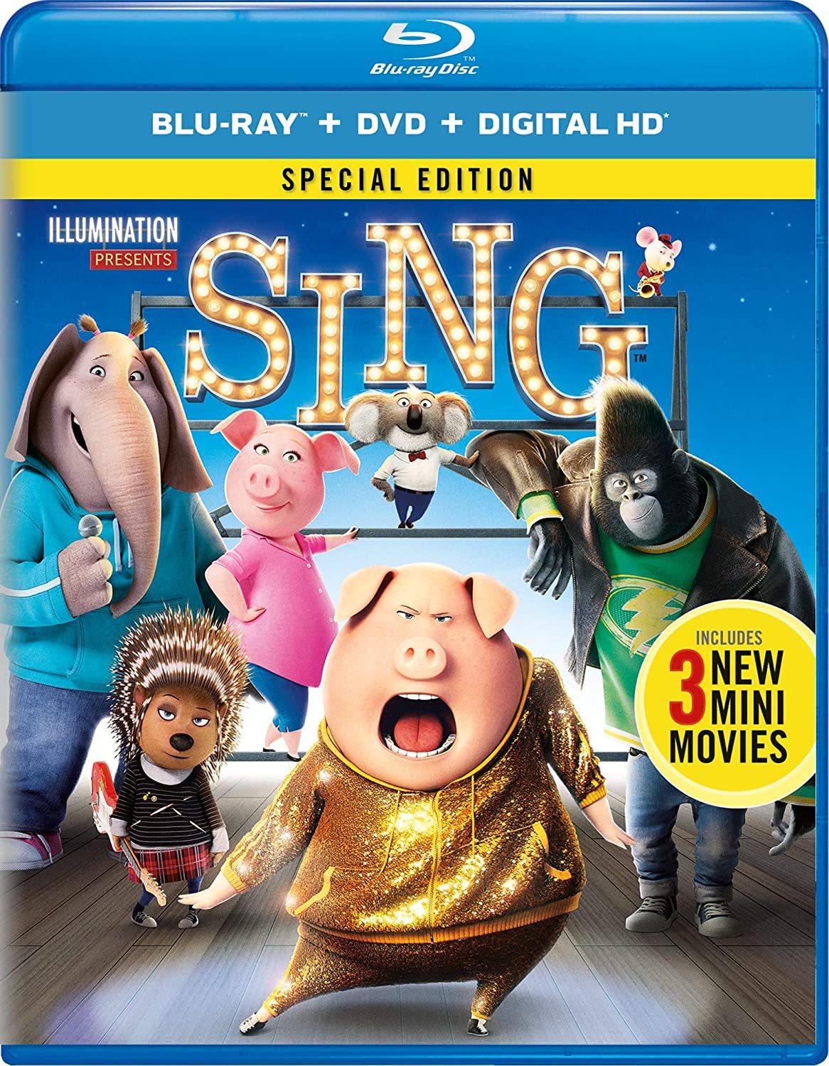 Sing 2016 Hindi Dual Audio 1080p BluRay ESubs 1.6GB Download