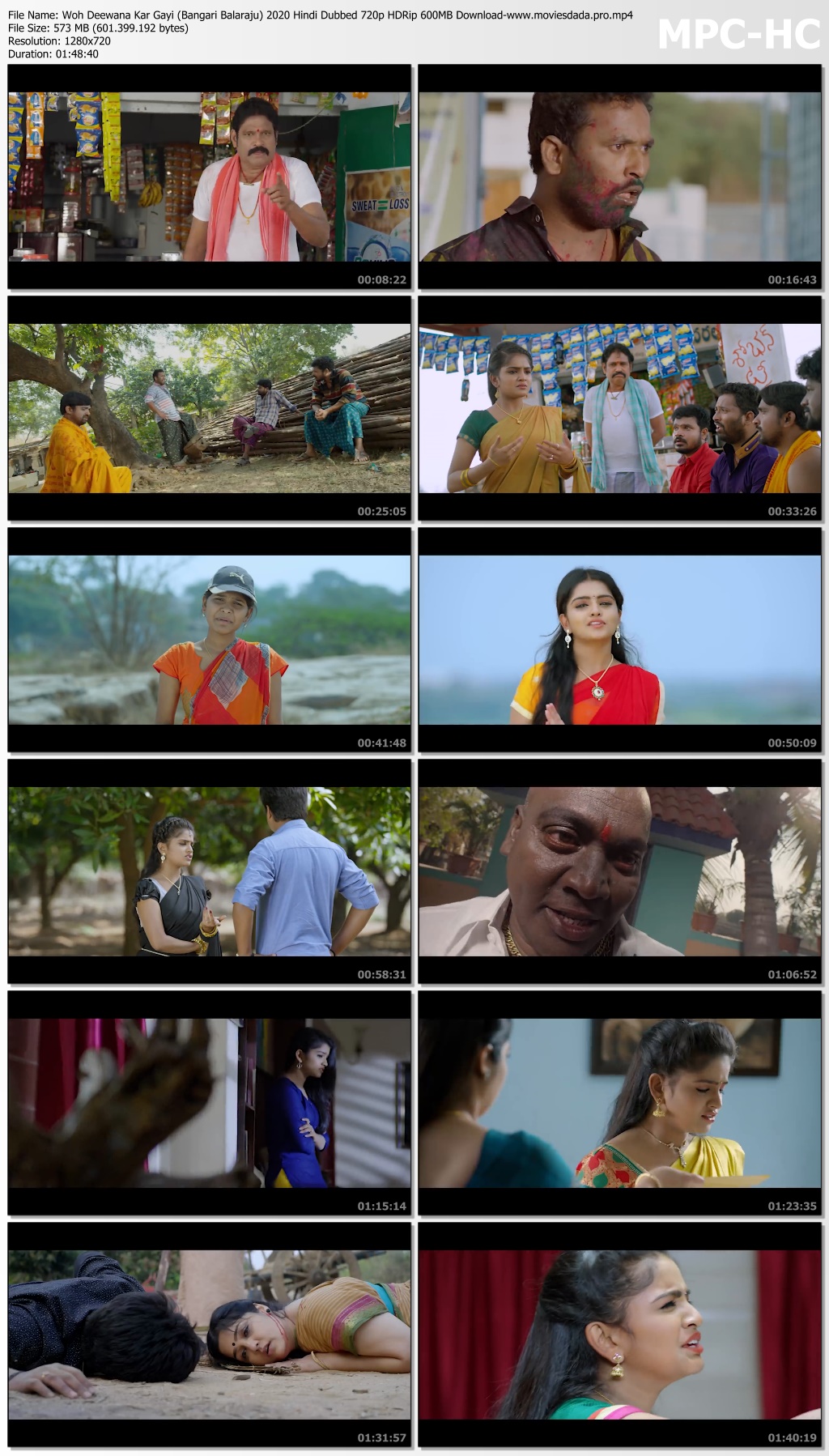 Woh Deewana Kar Gayi (2020) New South Hindi Dubbed Blockbuster Movie HDRip Download