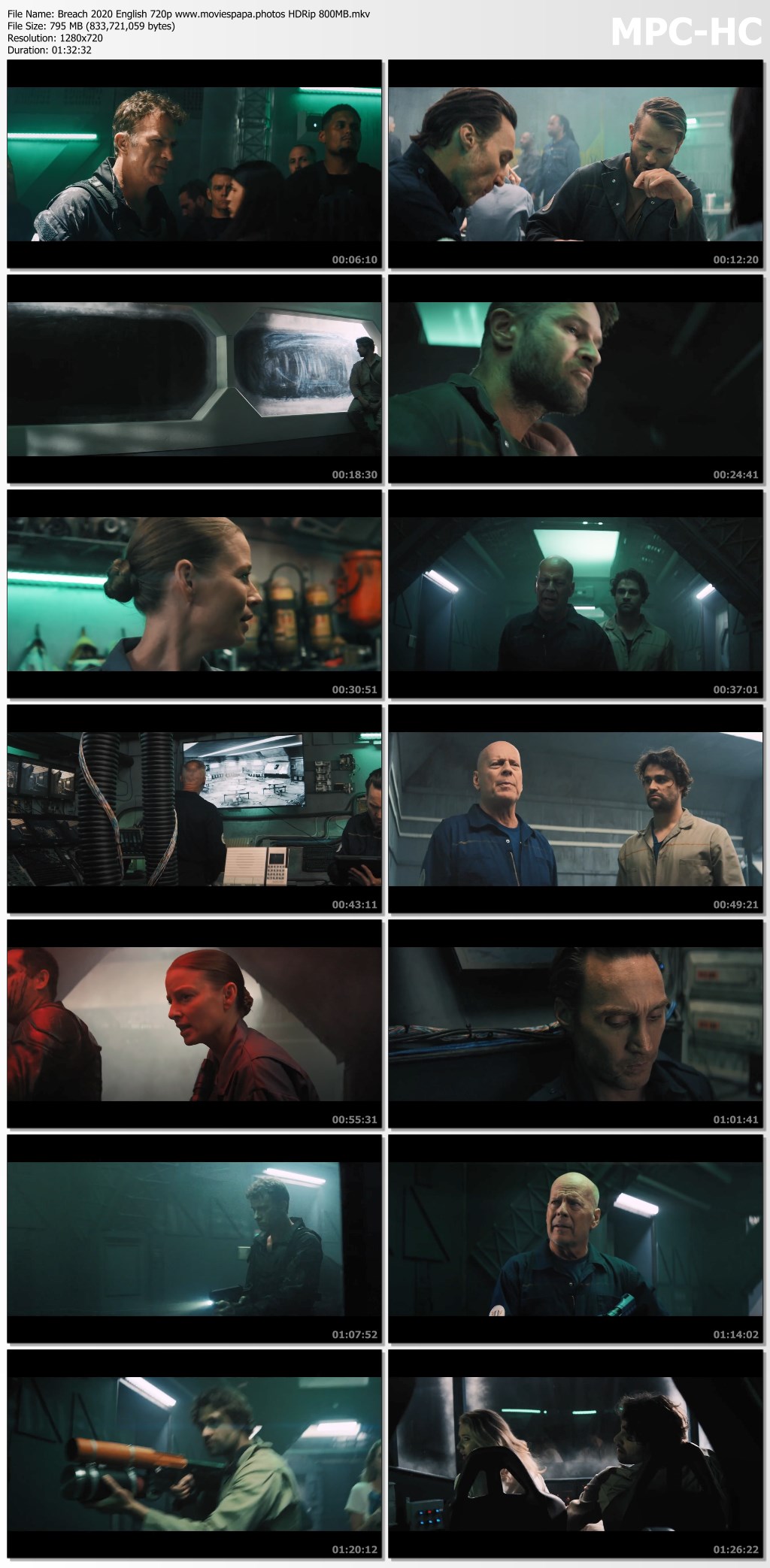 Breach 2020 English 720p HDRip 850MB Download - 1kMovies.watch