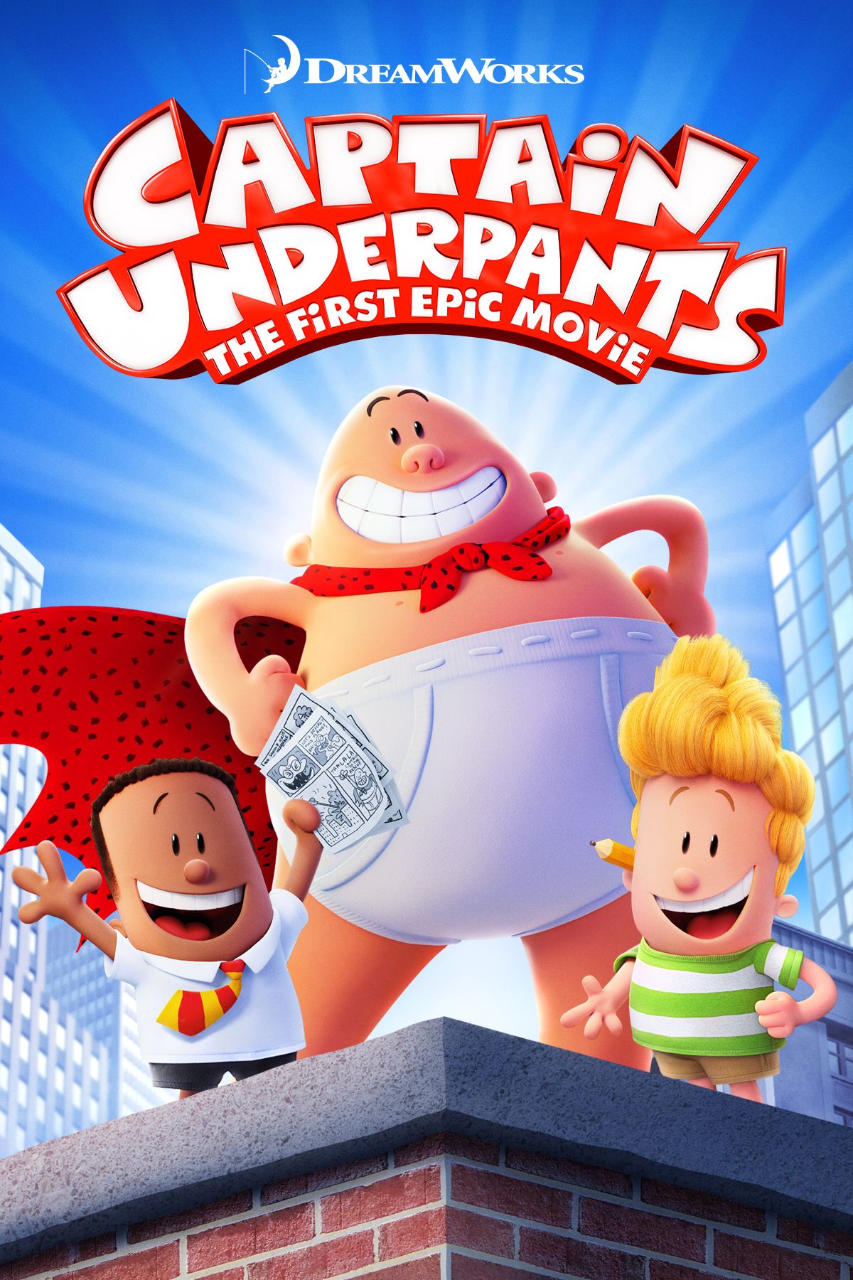 Captain Underpants The First Epic Movie 2017 Hindi Dual Audio 720p BluRay 700MB Download
