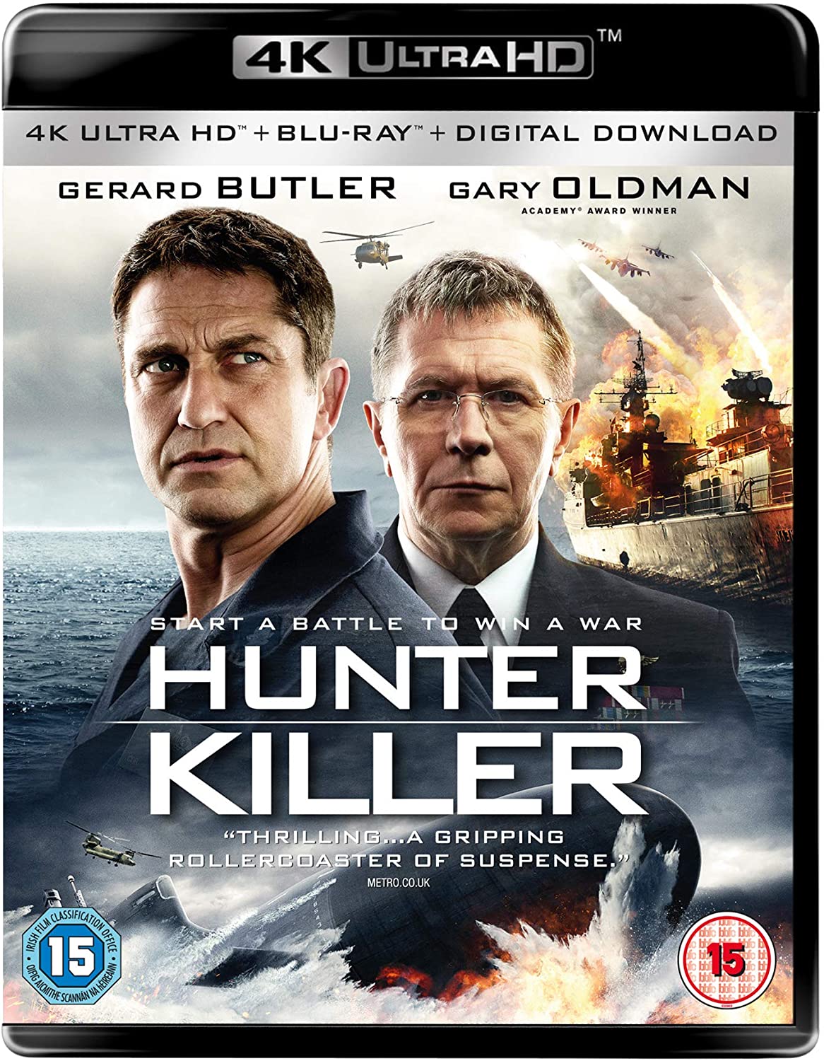 Hunter Killer 2018 Hindi ORG Dual Audio 1080p BluRay ESubs 2.1GB Download