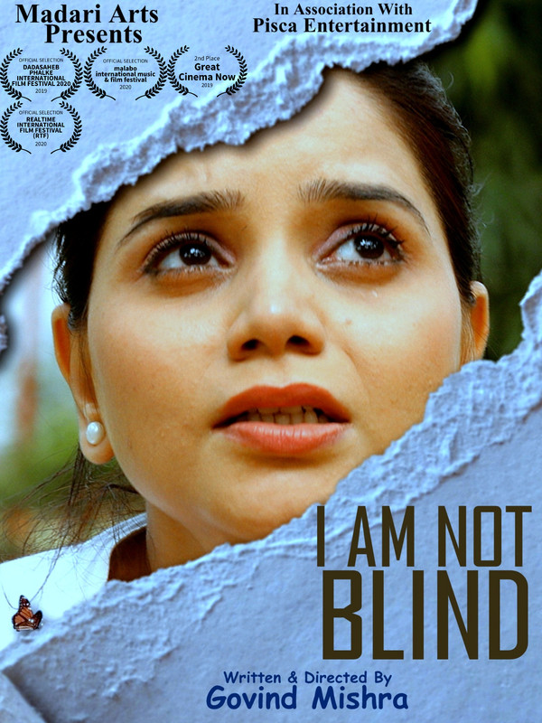 I Am Not Blind 2021 Hindi 720p HDRip ESubs 700MB Free Download