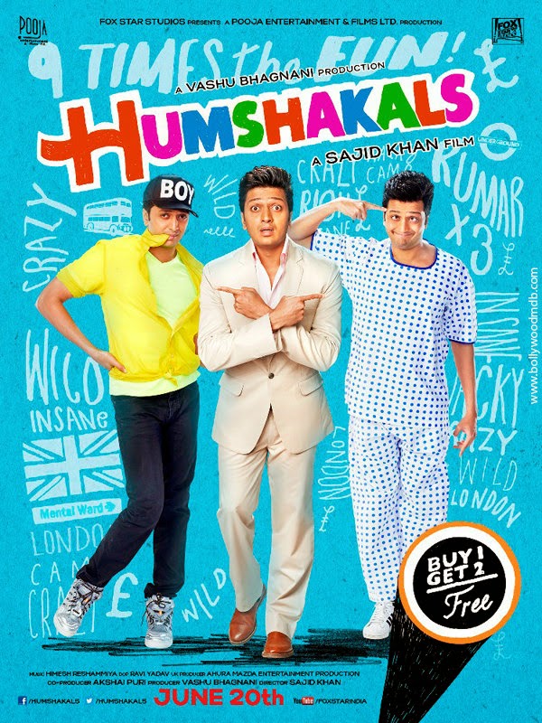 Humshakals 2014 Hindi Movie 720p BluRay 1.1GB Download