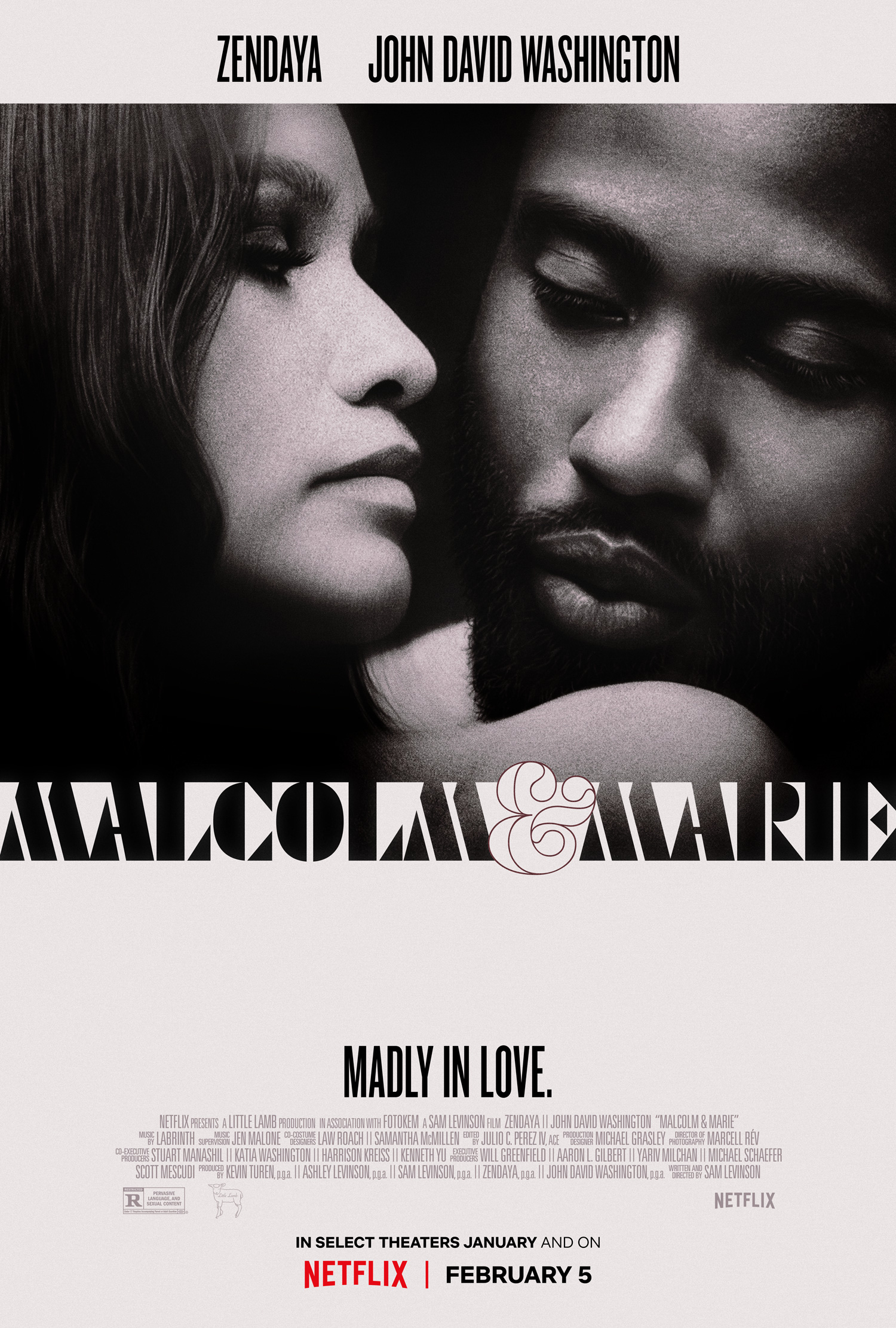 Malcolm & Marie 2021 English 720p HDRip ESubs 800MB | 350MB Download