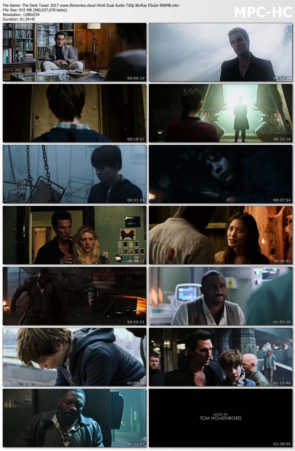 The Dark Tower 2017 Hindi Dual Audio 720p Bluray Esubs 900mb Download