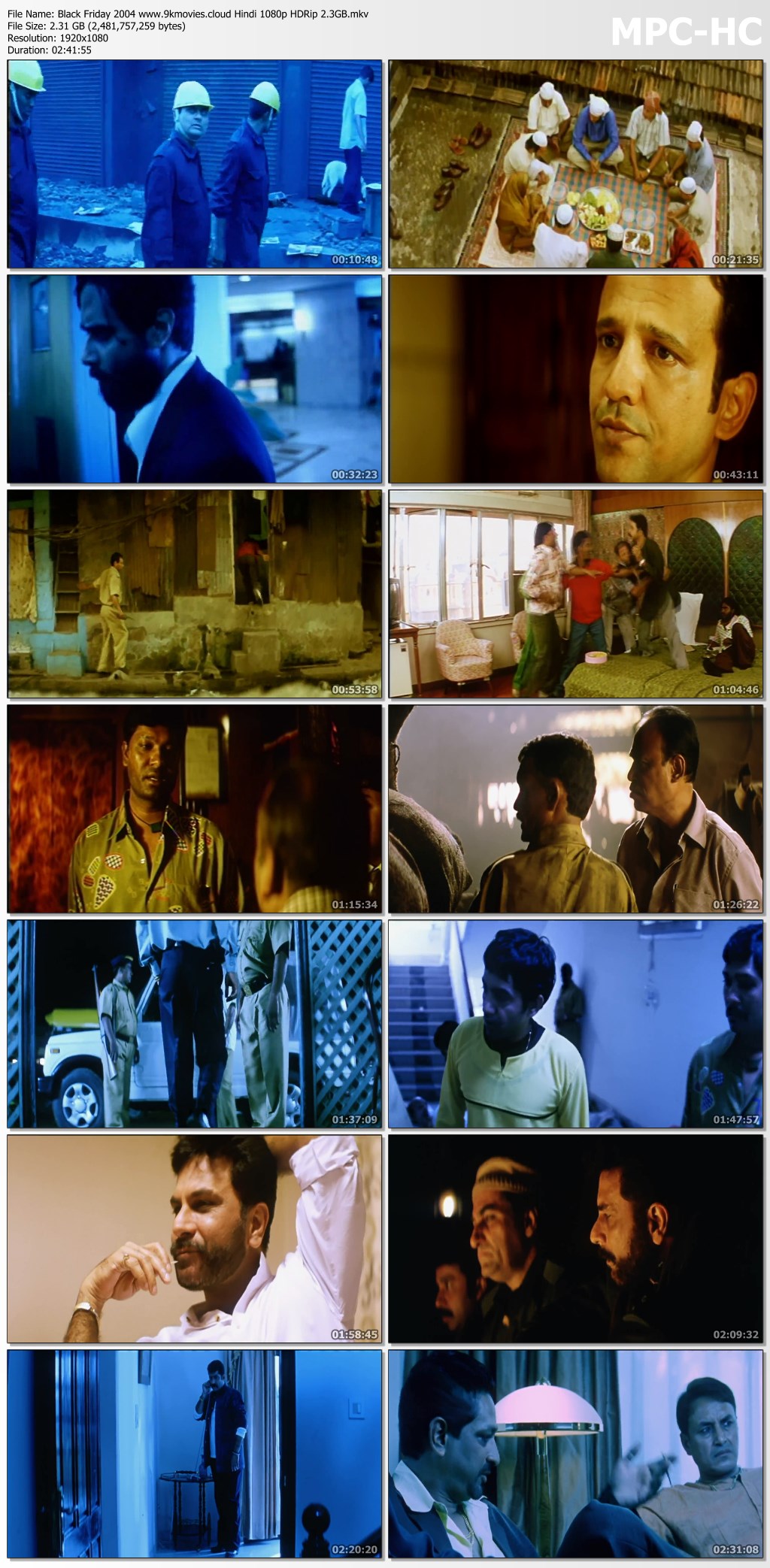 Black Friday 2004 Hindi 1080p HDRip 2.3GB Download | 9kmovies