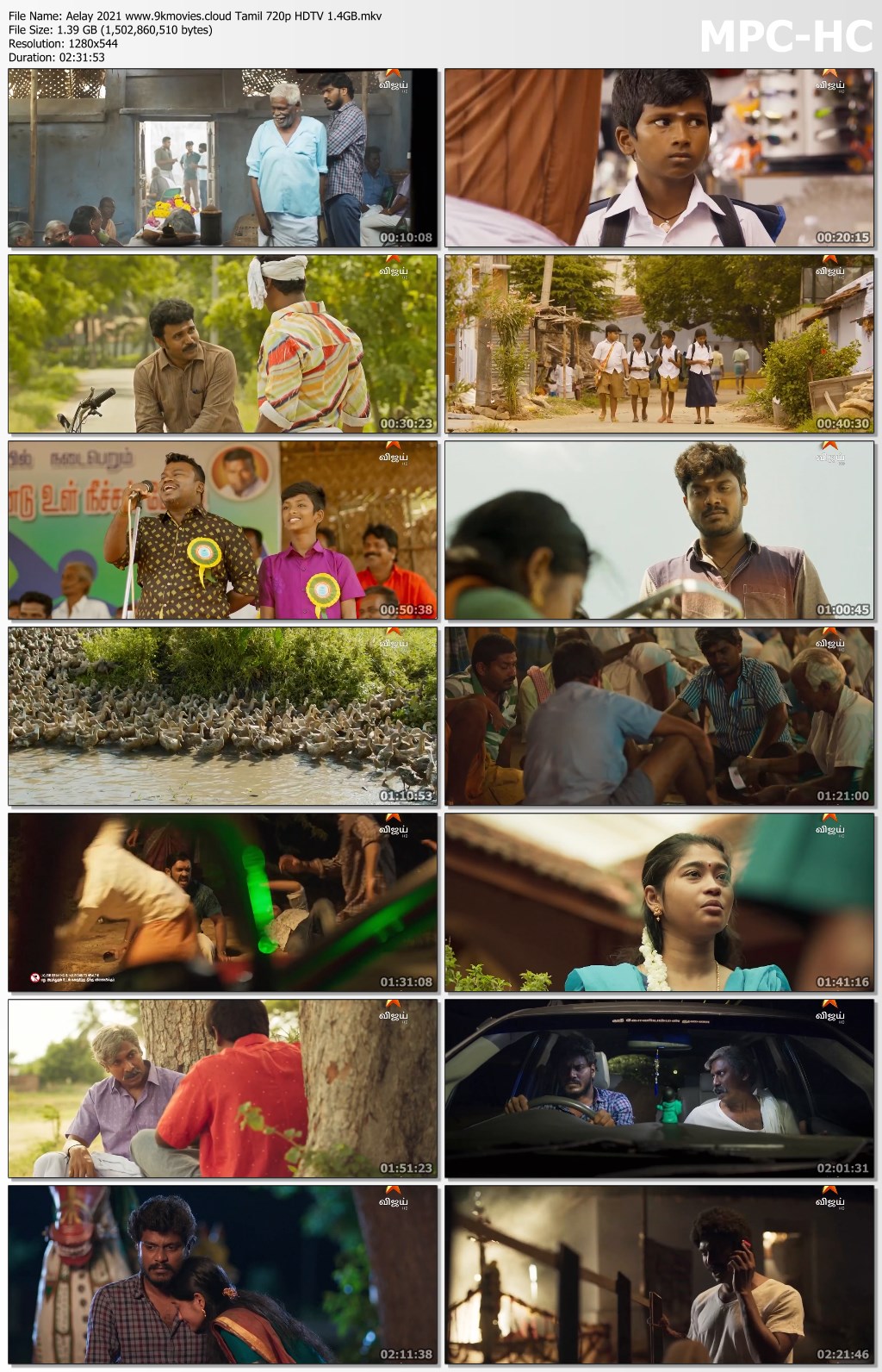 Aelay 2021 Tamil 720p HDTV 1.4GB Download