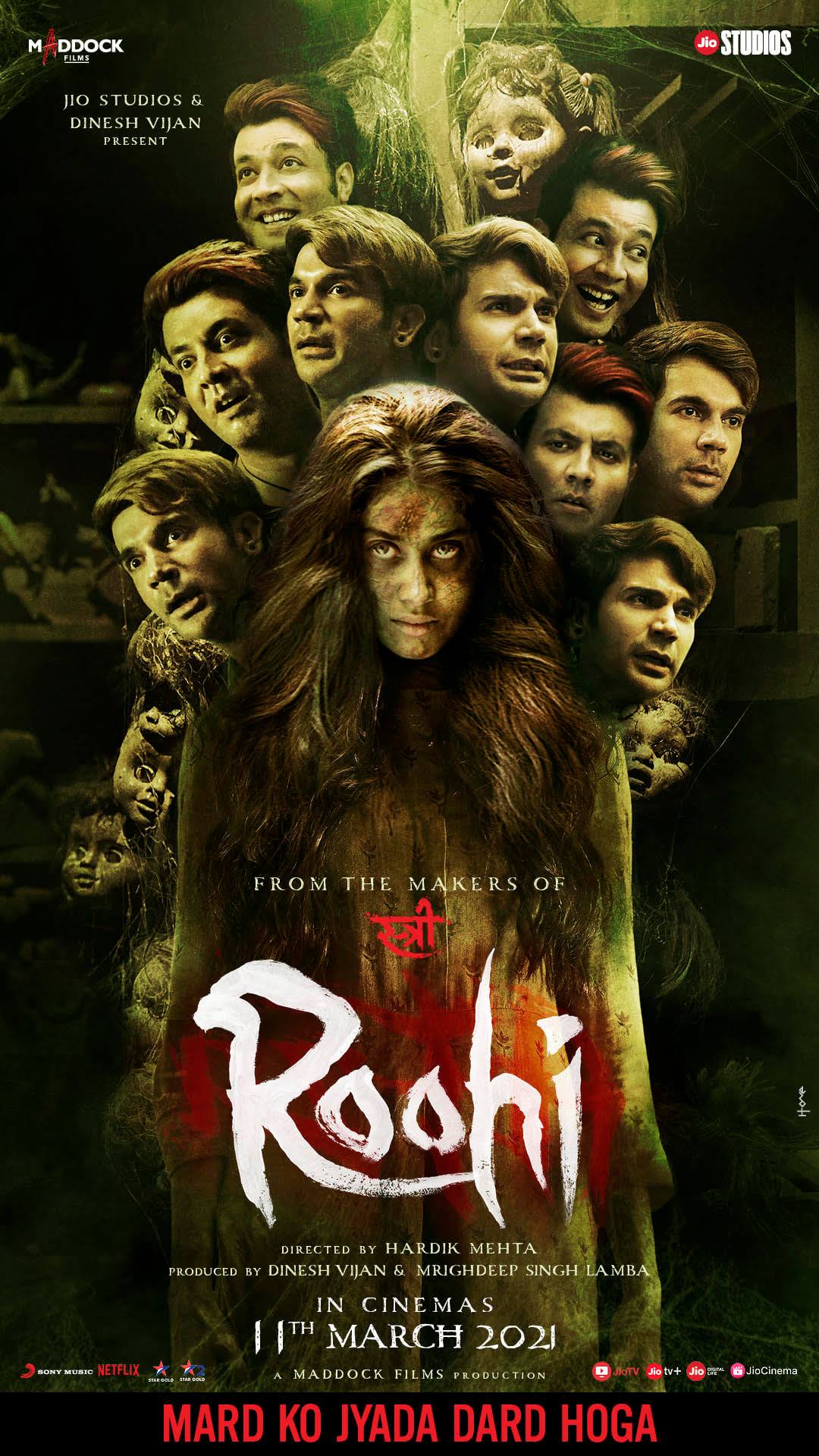 Roohi (2021) Hindi Full Movie HQ PreDvDrip 400MB Download