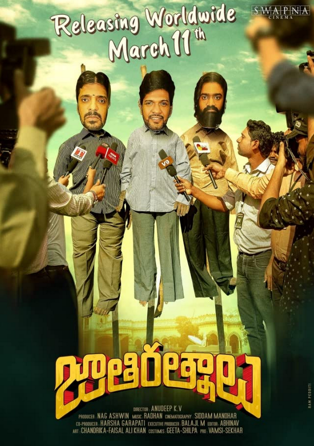 Jathi Ratnalu 2021 Telugu 720p pDVDRip 900MB | 410MB Download