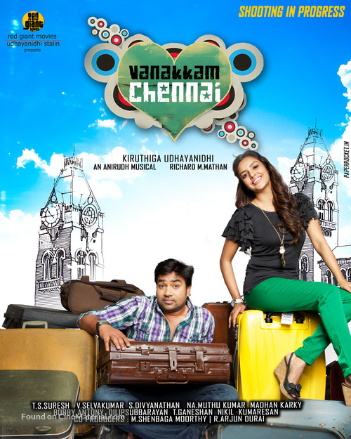 Vanakkam Chennai 2013 Dual Audi Hindi UNCUT HDRip 510MB Download