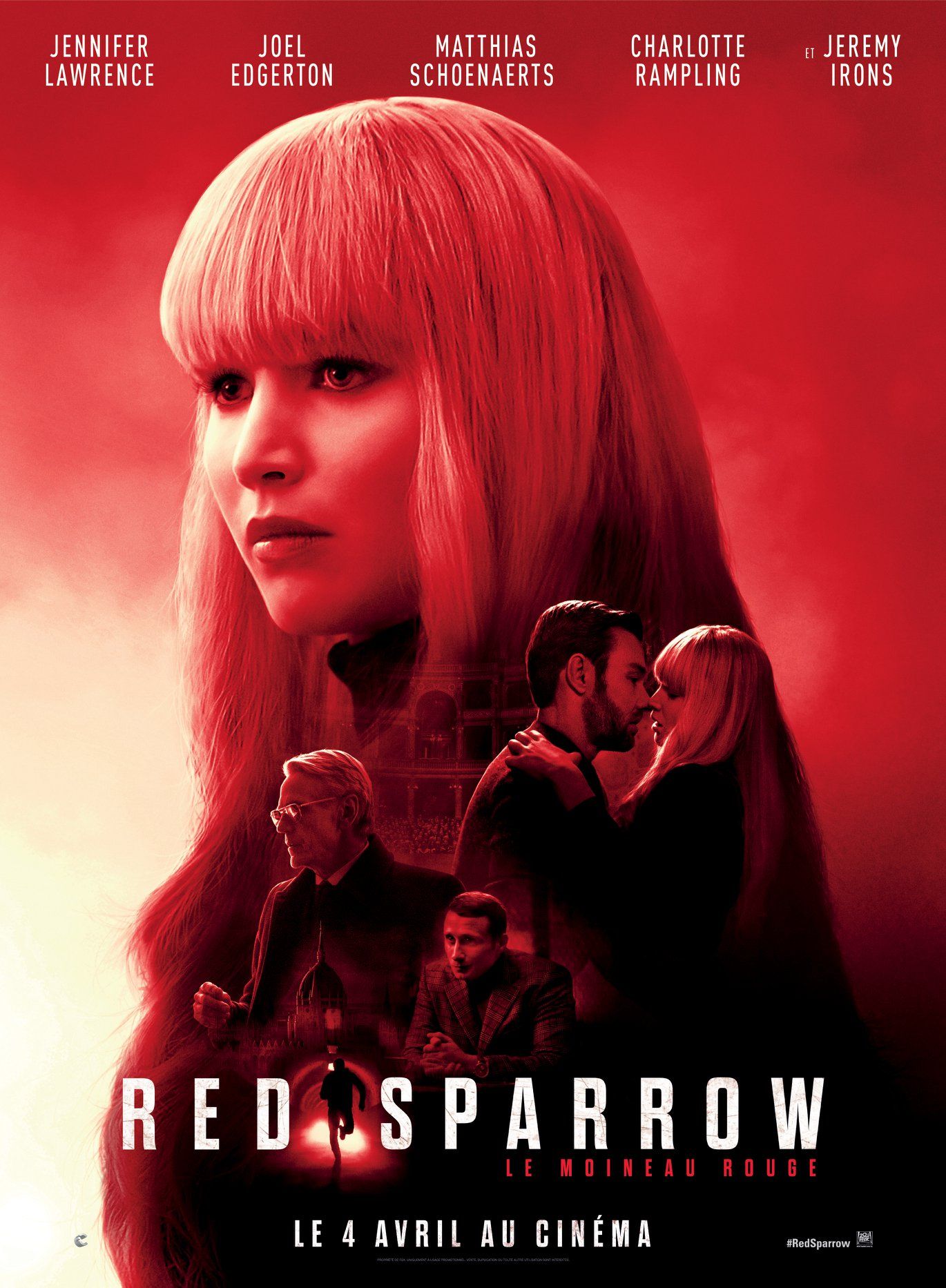 Red Sparrow 2018 Dual Audio Hindi ORG 500MB BluRay Download