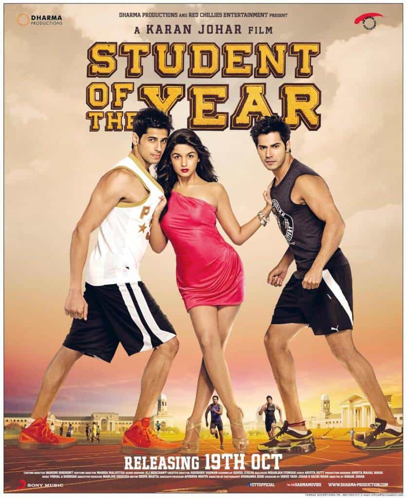 Student of the Year 2012 Hindi Movie BluRay 410MB Download