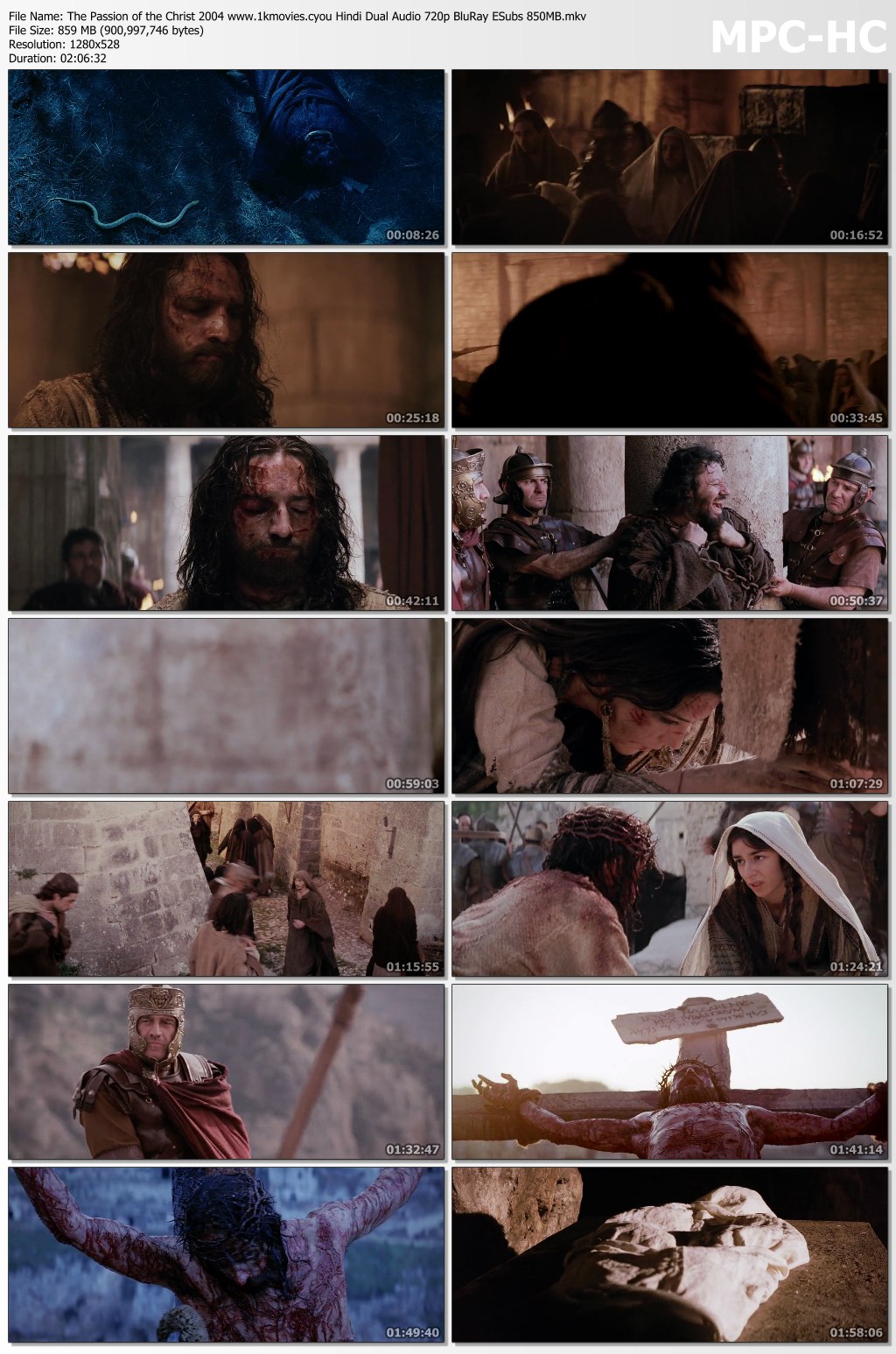 watch passion of the christ bluray rip 720p