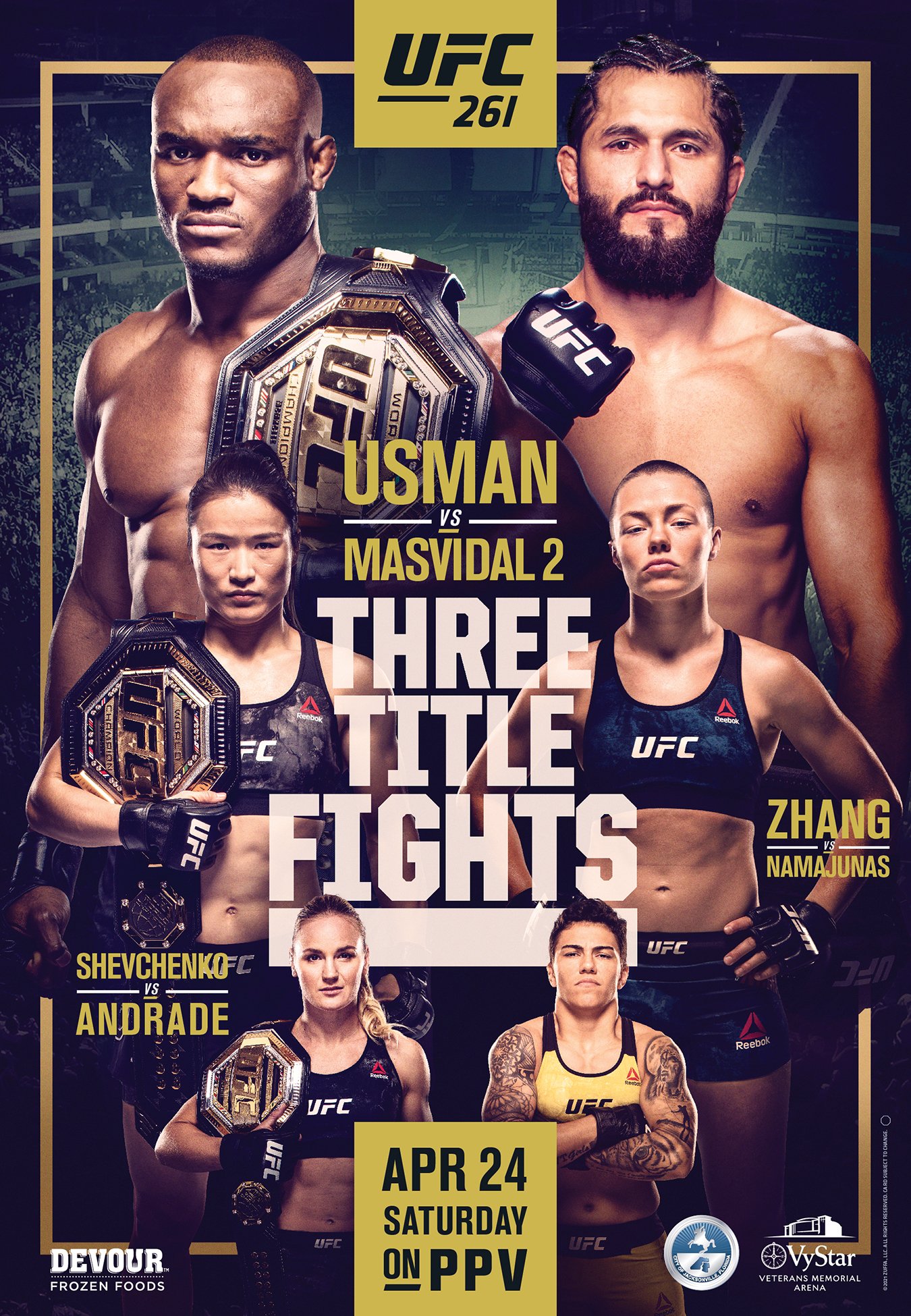 UFC 261 Usman vs. Masvidal 2 2021 English 461MB PPV HDRip Download