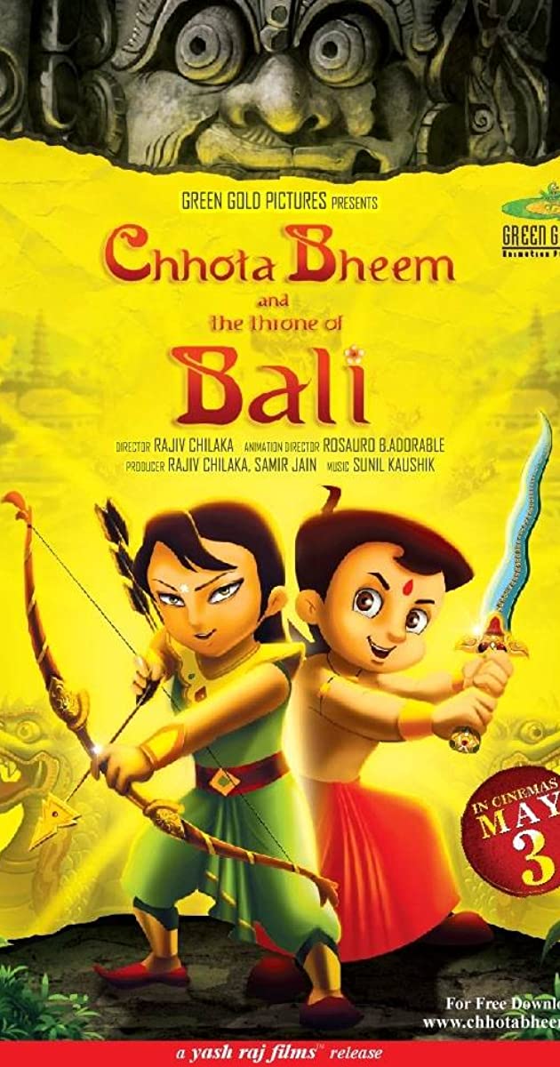 Chhota Bheem and the Throne of Bali 2013 Dual Audio Hindi 400MB HDRip 480p Download