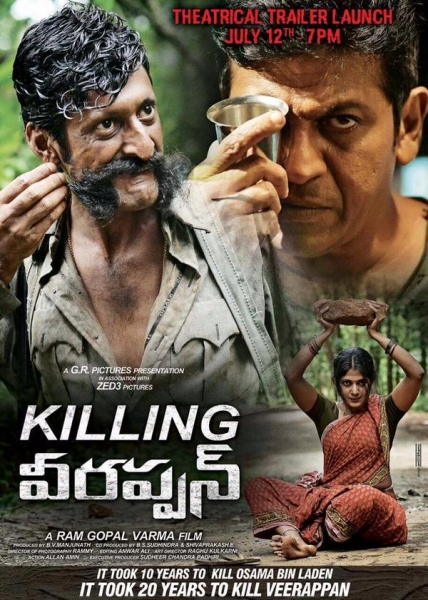 Killing Veerappan 2021 Hindi Dubbed Movie HDRip x264 400MB Download