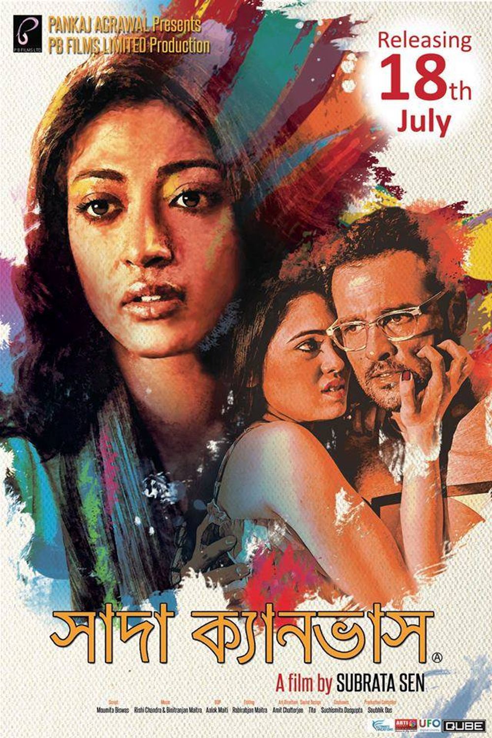 Sada Canvas 2021 Bengali Movies 720p HDRip 800MB x264 AAC