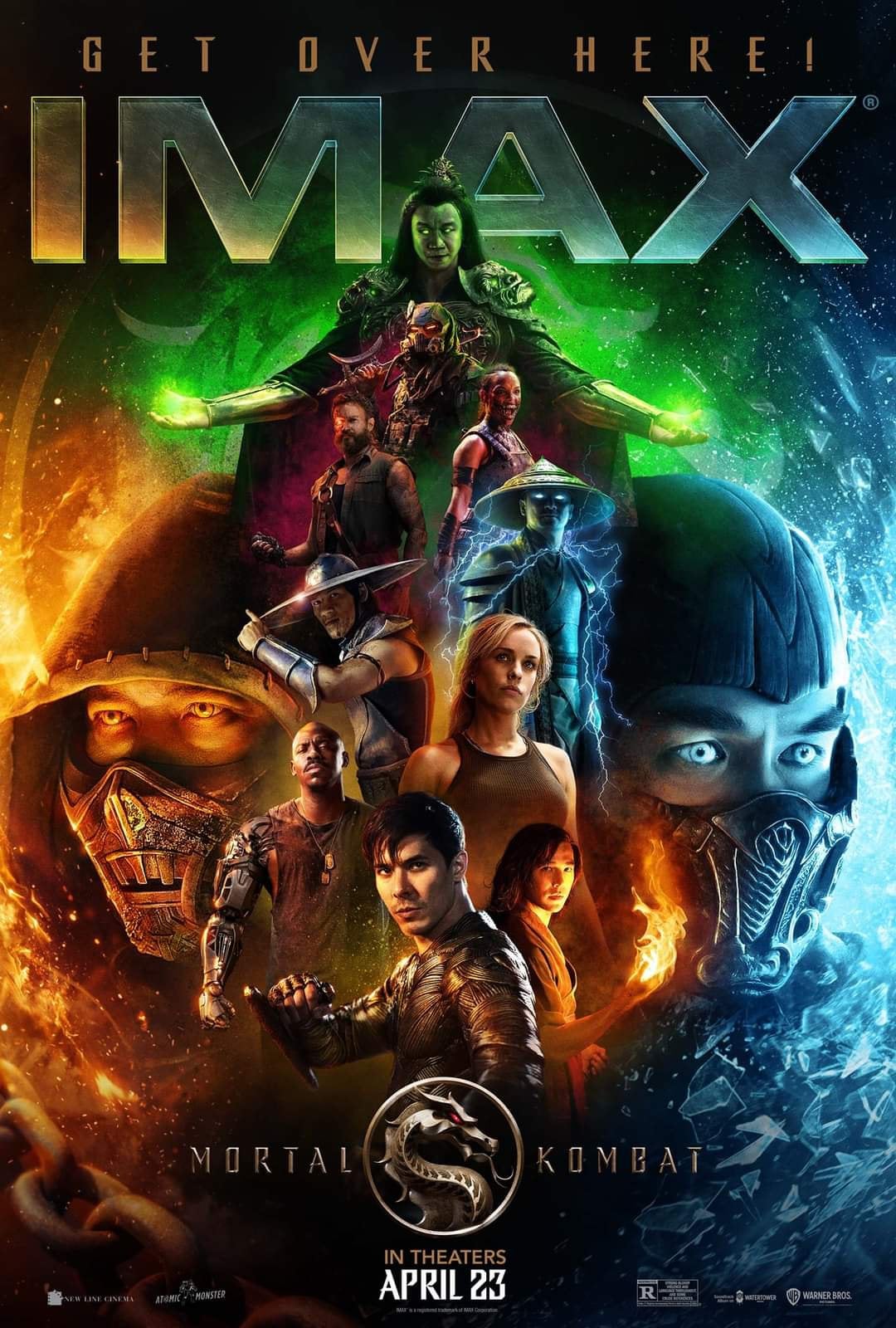 Mortal Kombat (2021) 480p HDRip Hindi Dual Audio Movie ESubs [400MB]