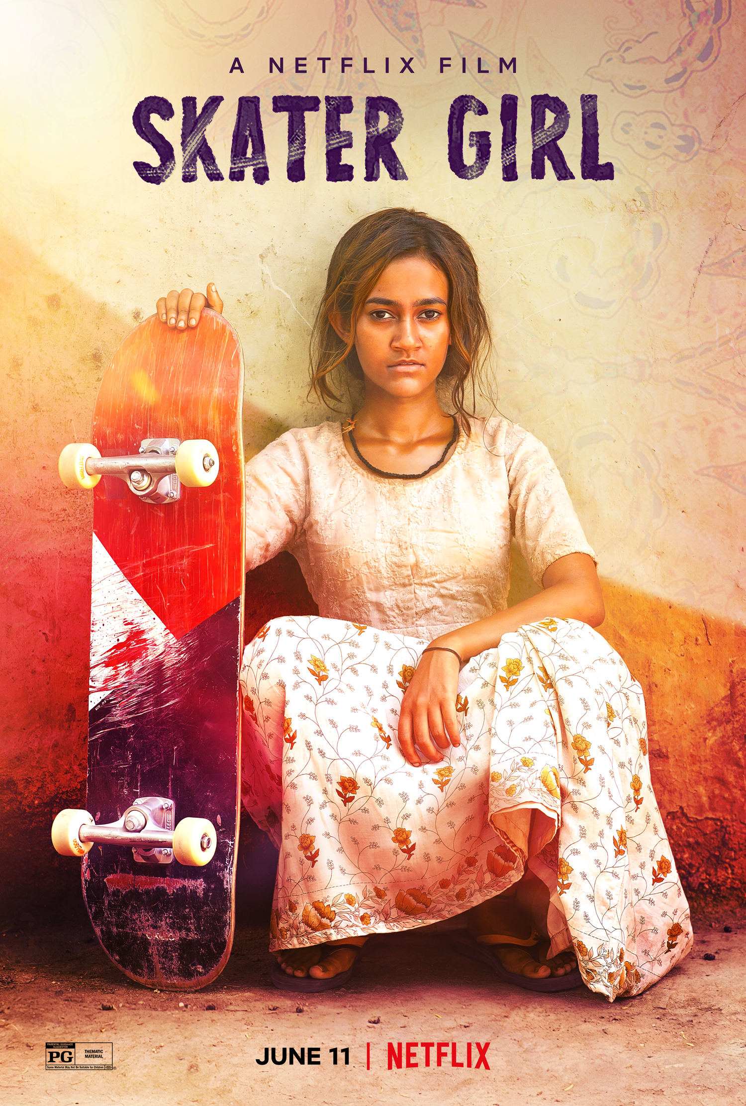 Skater Girl (2021) 720p HDRip Hindi ORG Dual Audio Movie NF MSubs [800MB]