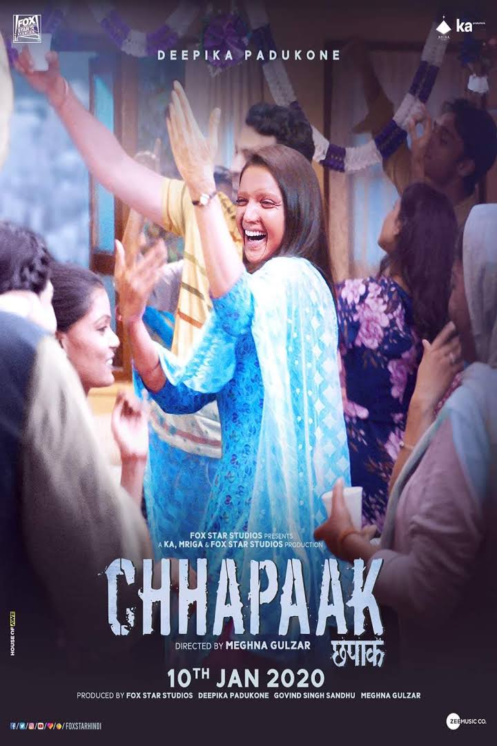 Chhapaak 2020 Hindi Movie 480p Itunes HDRip ESub 400MB Download