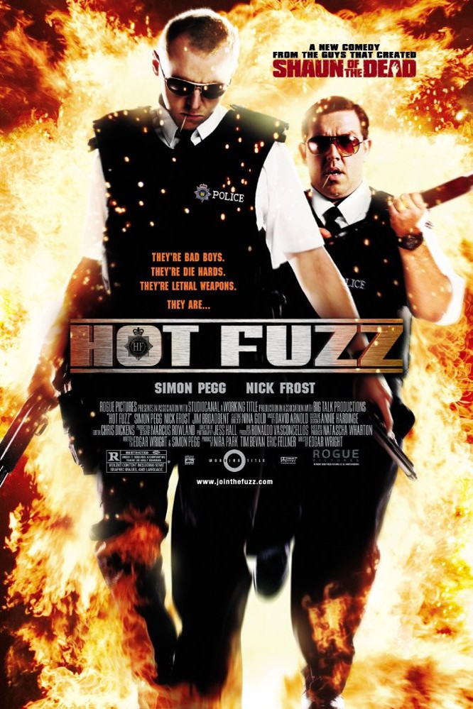 Hot Fuzz 2007 Hindi ORG Dual Audio 480p BluRay ESub 450MB Download