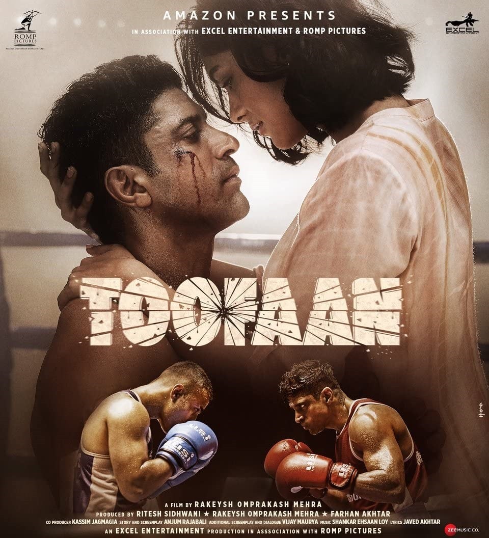 Toofaan 2021 Hindi Movie 480p AMZN HDRip 350MB Download