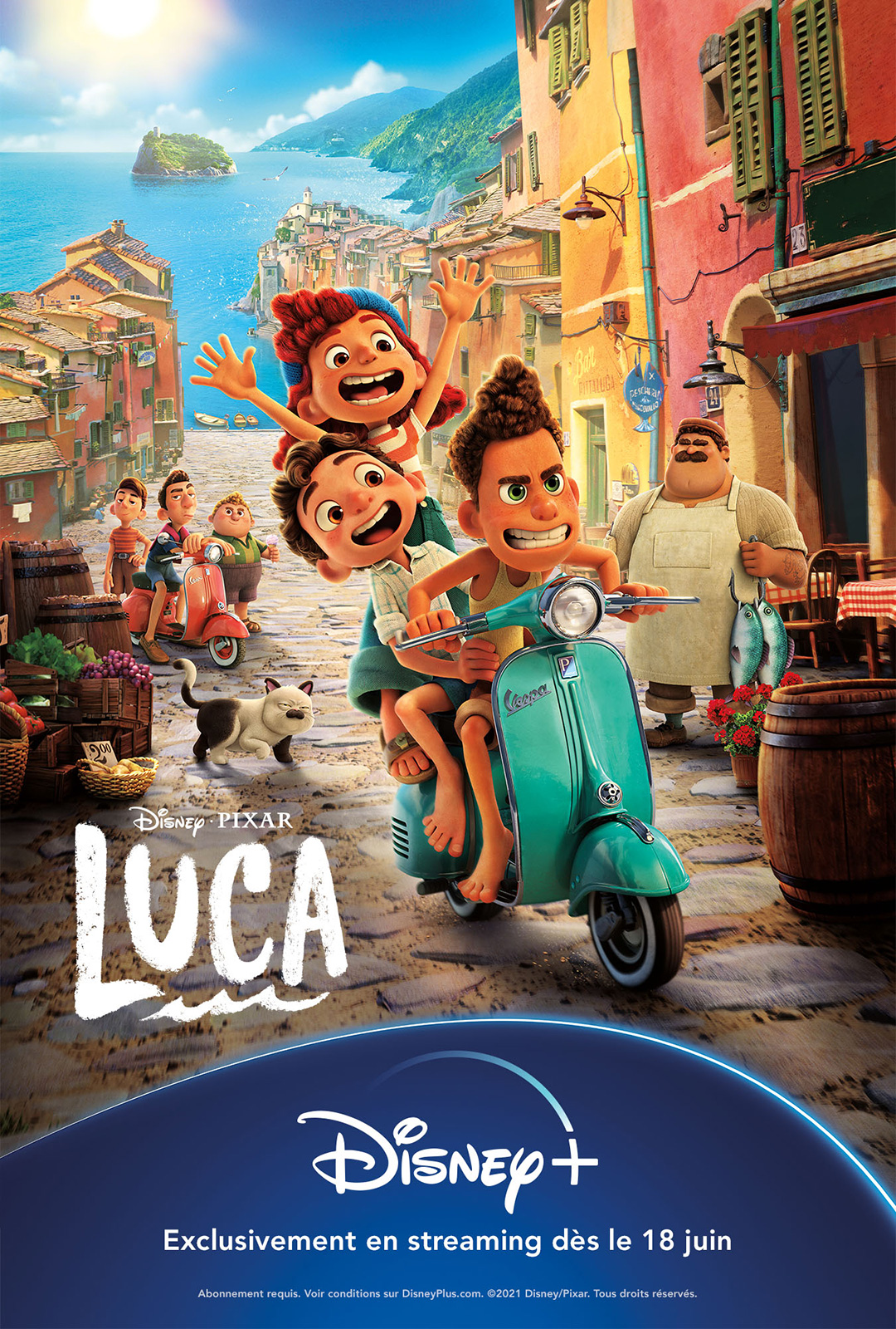 Luca 2021 Hindi ORG Dual Audio 720p BluRay 1GB Download