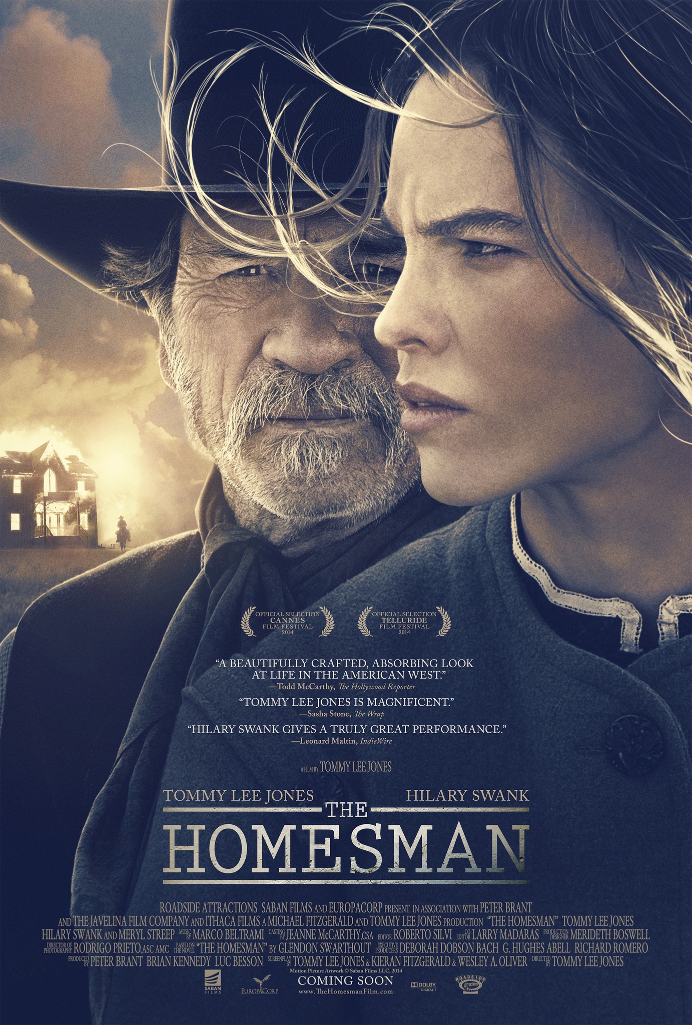 Download The Homesman 2014 Hindi ORG Dual Audio 1080p BluRay ESub 2GB