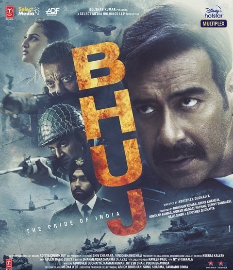 Bhuj The Pride of India (2021) Hindi Full Movie DSNP HDRip 350MB Download