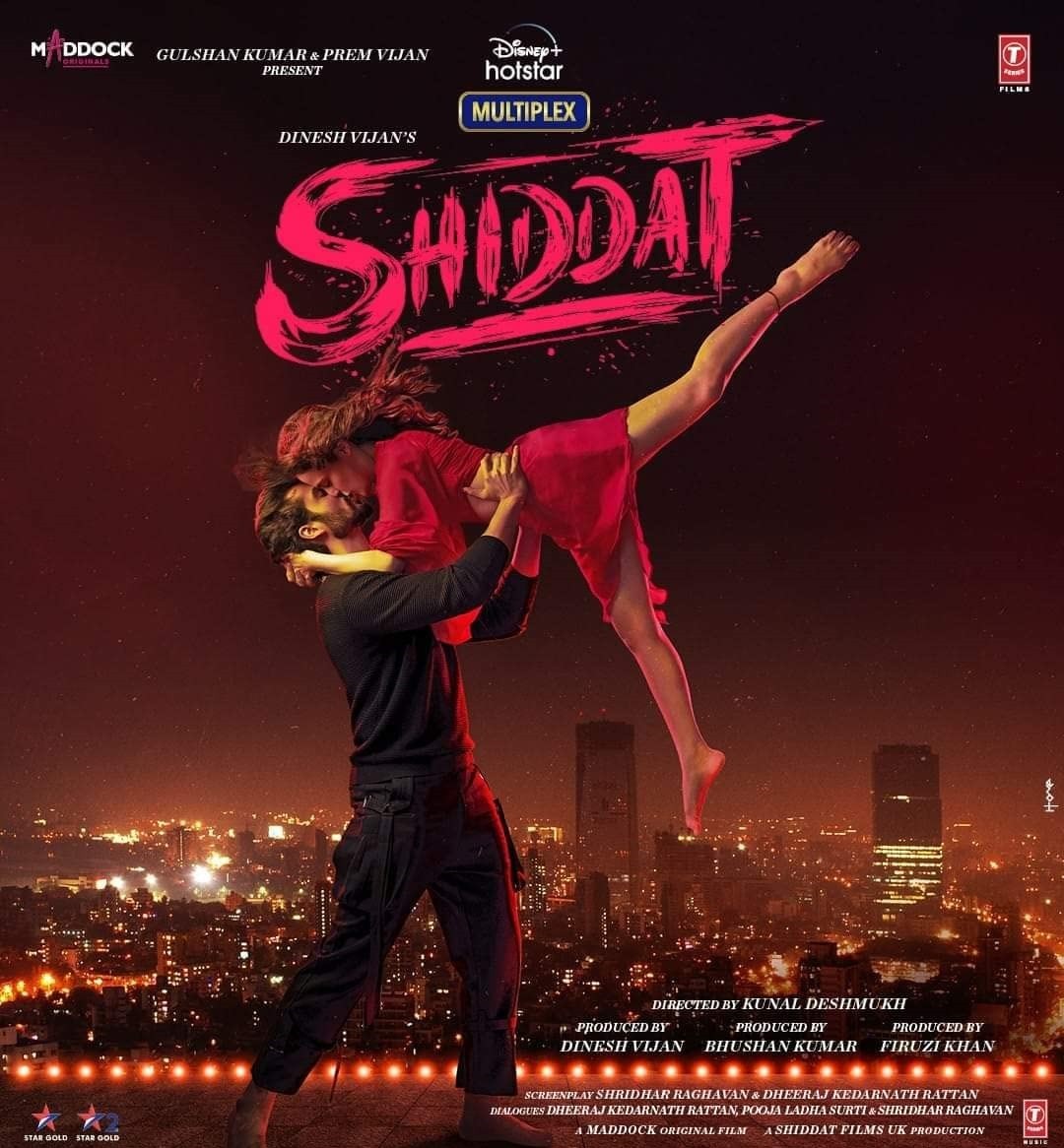 Shiddat 2021 Hindi Movie DSNP HDRip 400MB Download